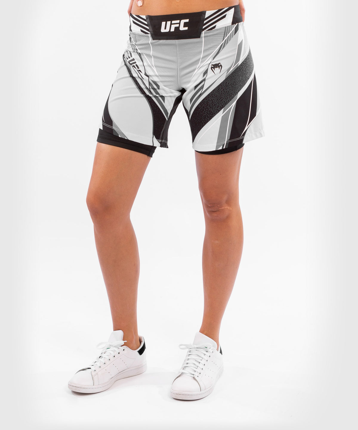 Fightshort Femme UFC Venum Authentic Fight Night - Coupe Longue - Blanc
