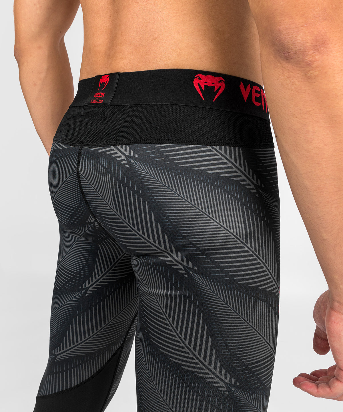 Pantalones de Compresión Venum Phantom - Negro/Rojo