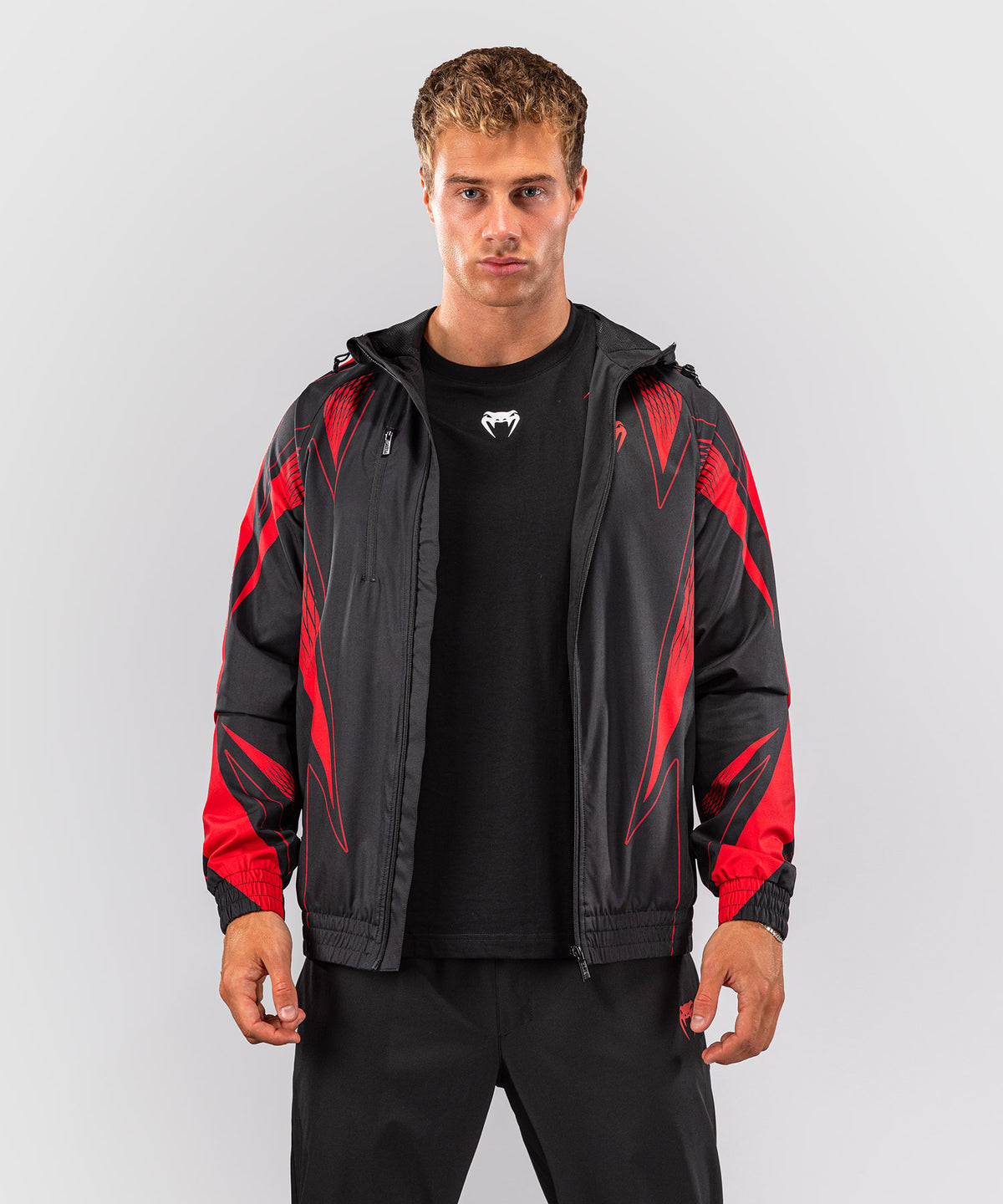 Venum Amazonia Reborn Chaqueta de chándal - Negro/Rojo