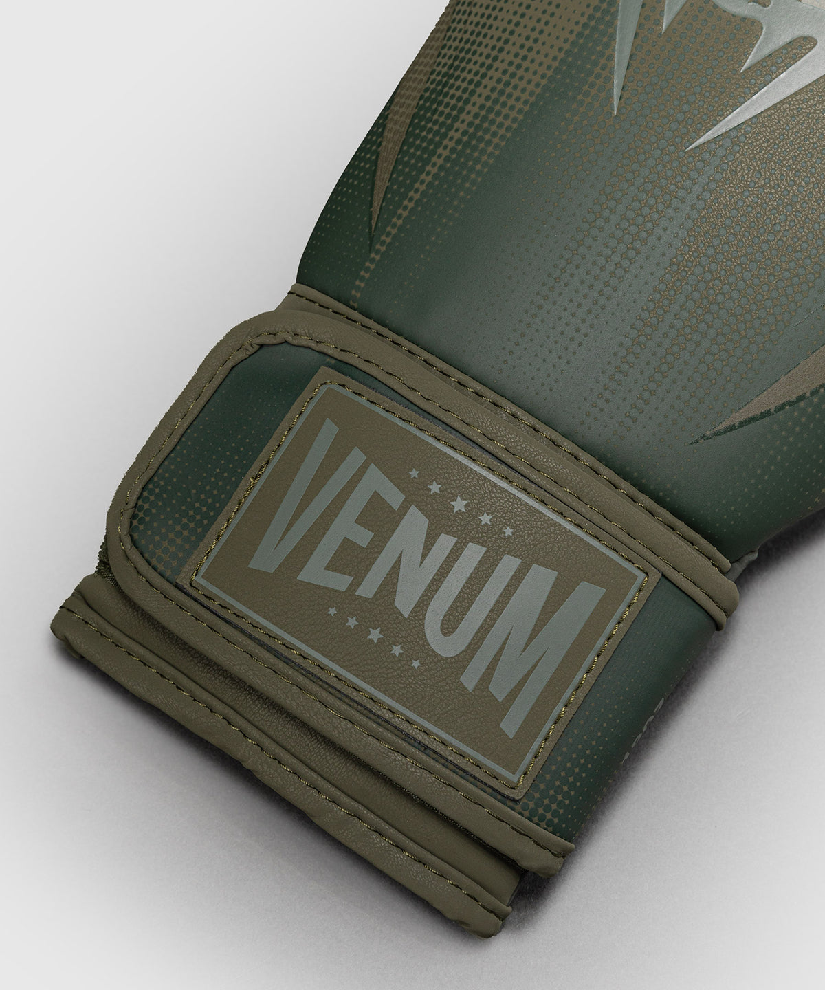 Venum Impact Stealth Boxing Gloves - Khaki/Dark Green