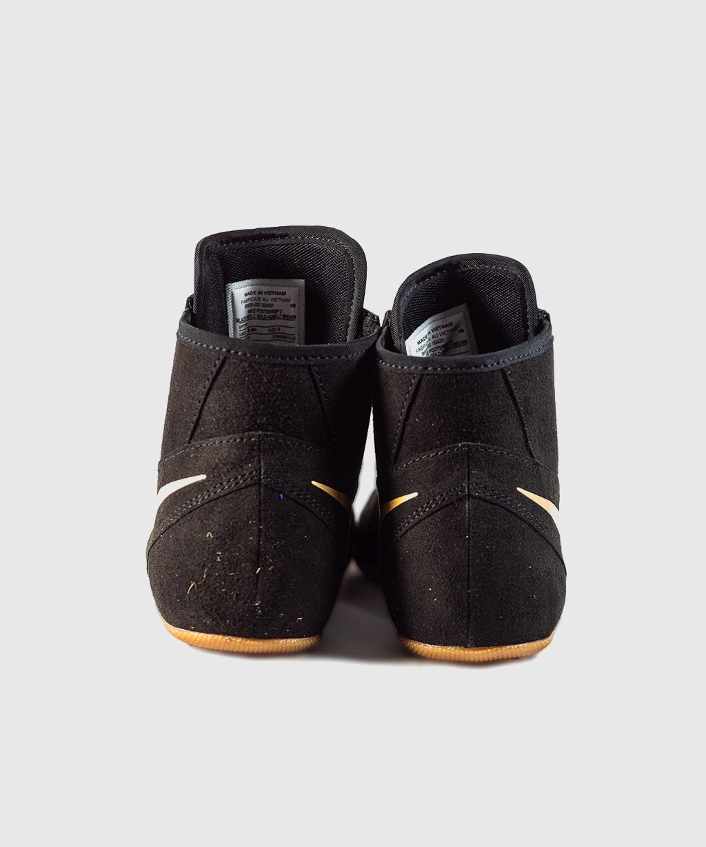 Chaussures de lutte Nike Footsweep 2 - Noir/Or/Gomme