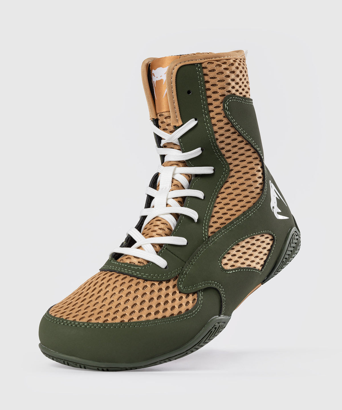 Chaussures de Boxe Venum Contender - Vert Militaire/Sable
