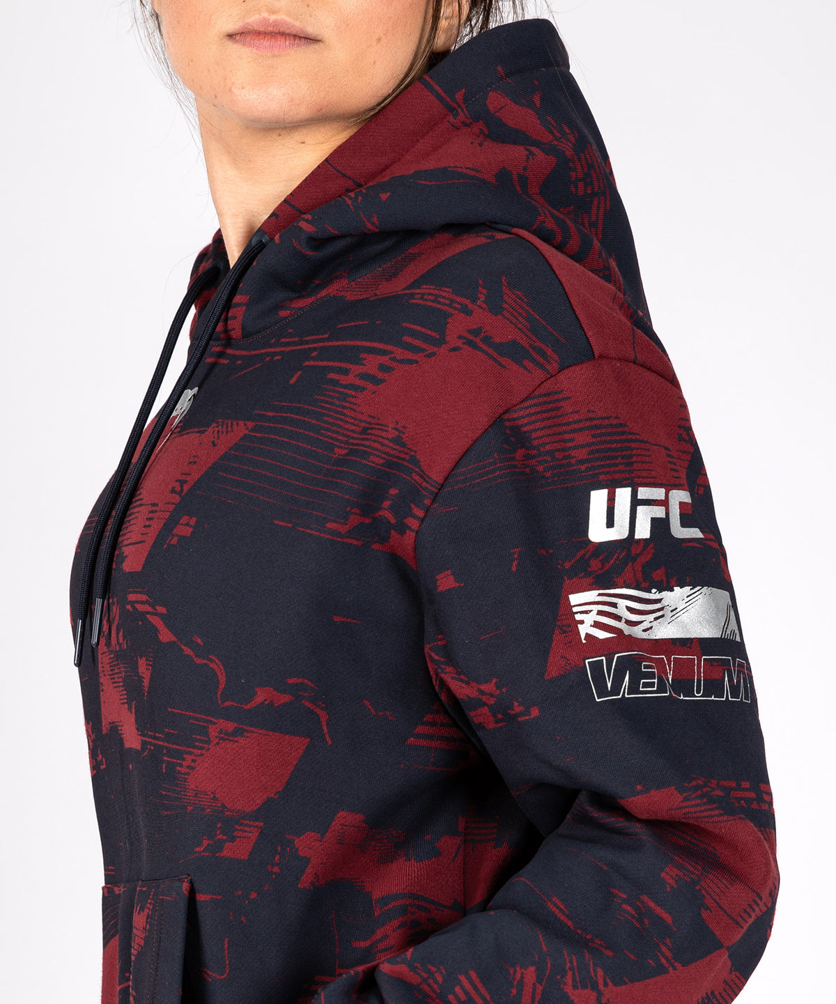 Women's UFC Zenith by Venum Burgundy Authentic Fight Week Pullover Hoodie