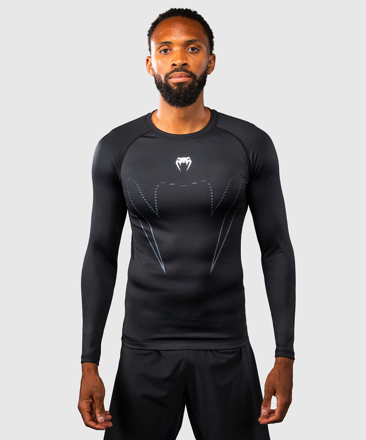 Rashguard à Manches Longues Venum Edge – Noir/Sable