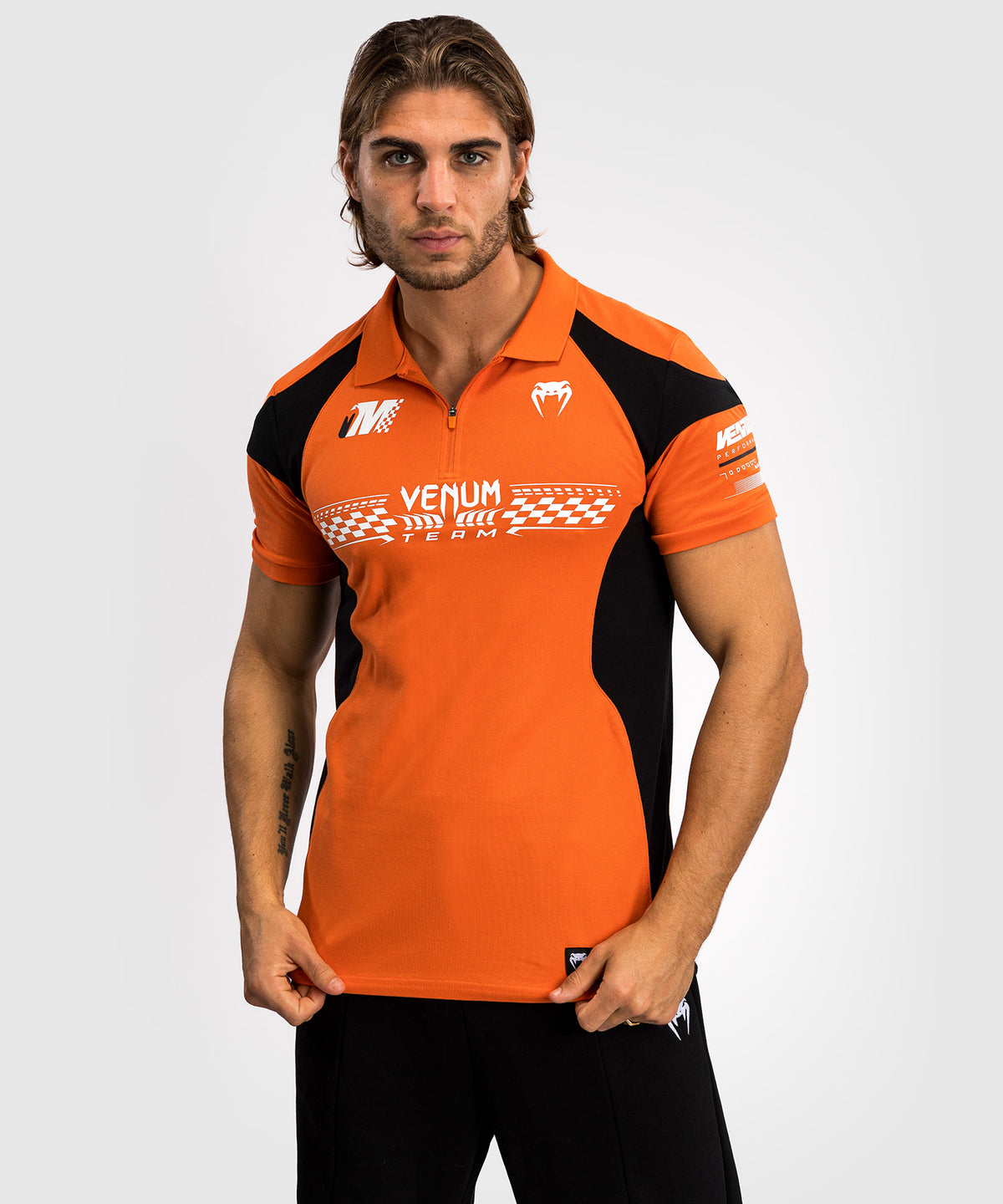 Venum Motorsport Polo de Algodón - Mandarina