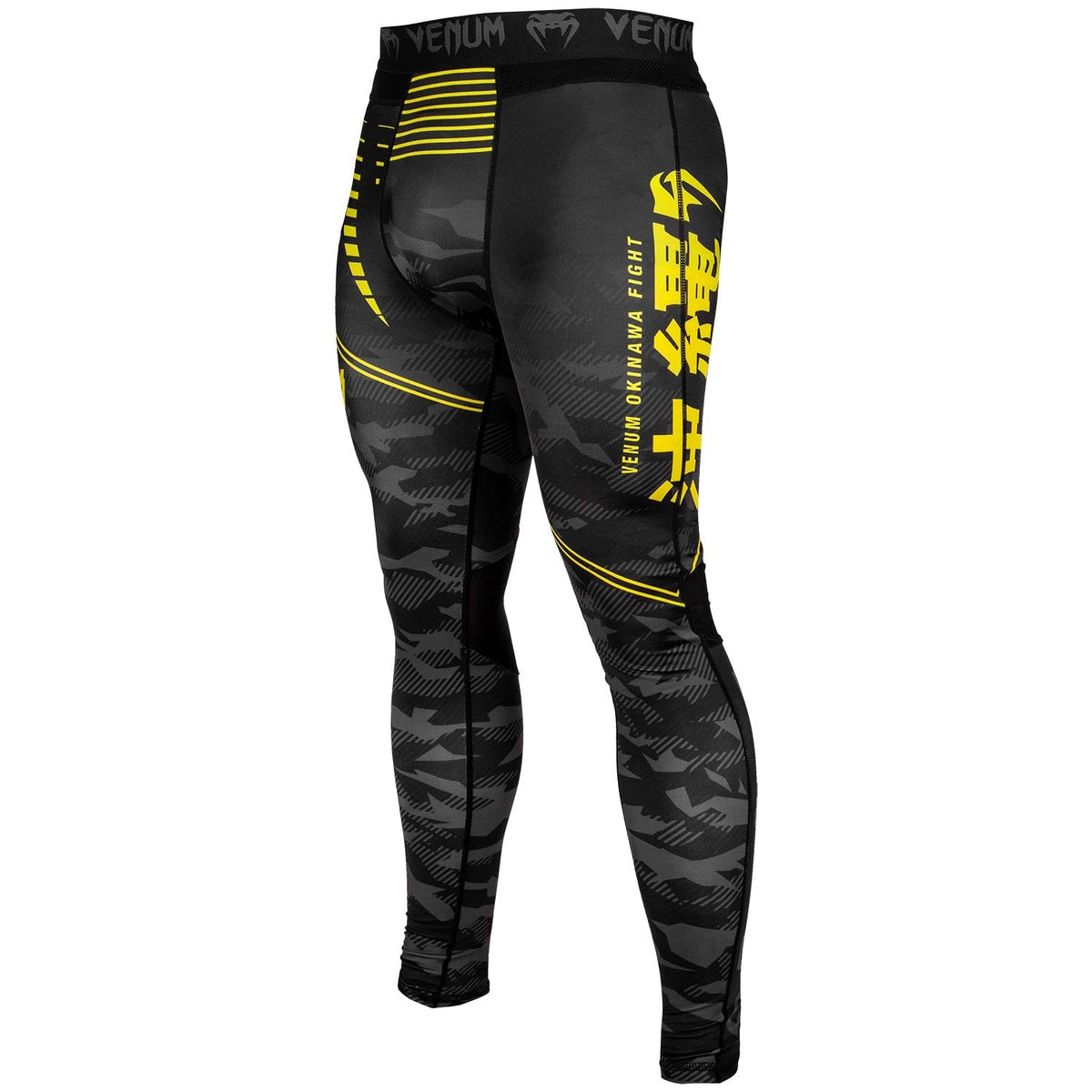 Venum Okinawa 2.0 Kompressionshose - Schwarz/Gelb