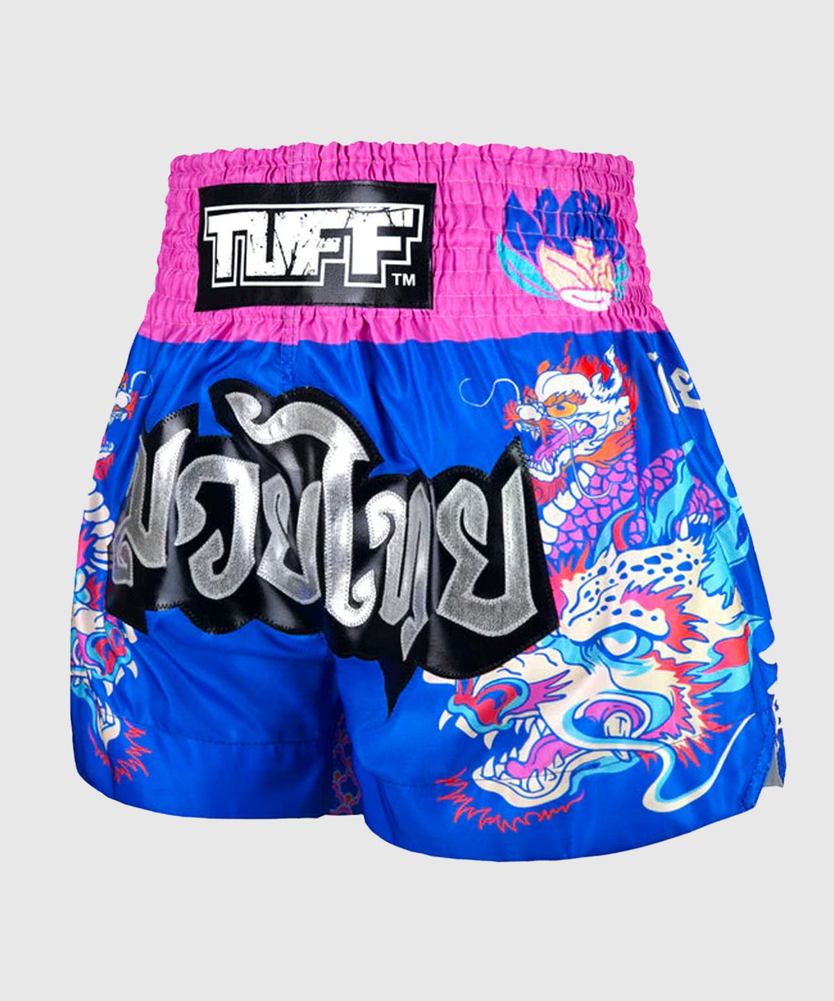 Tuff Dragonforce Muay Thai Shorts - Blau