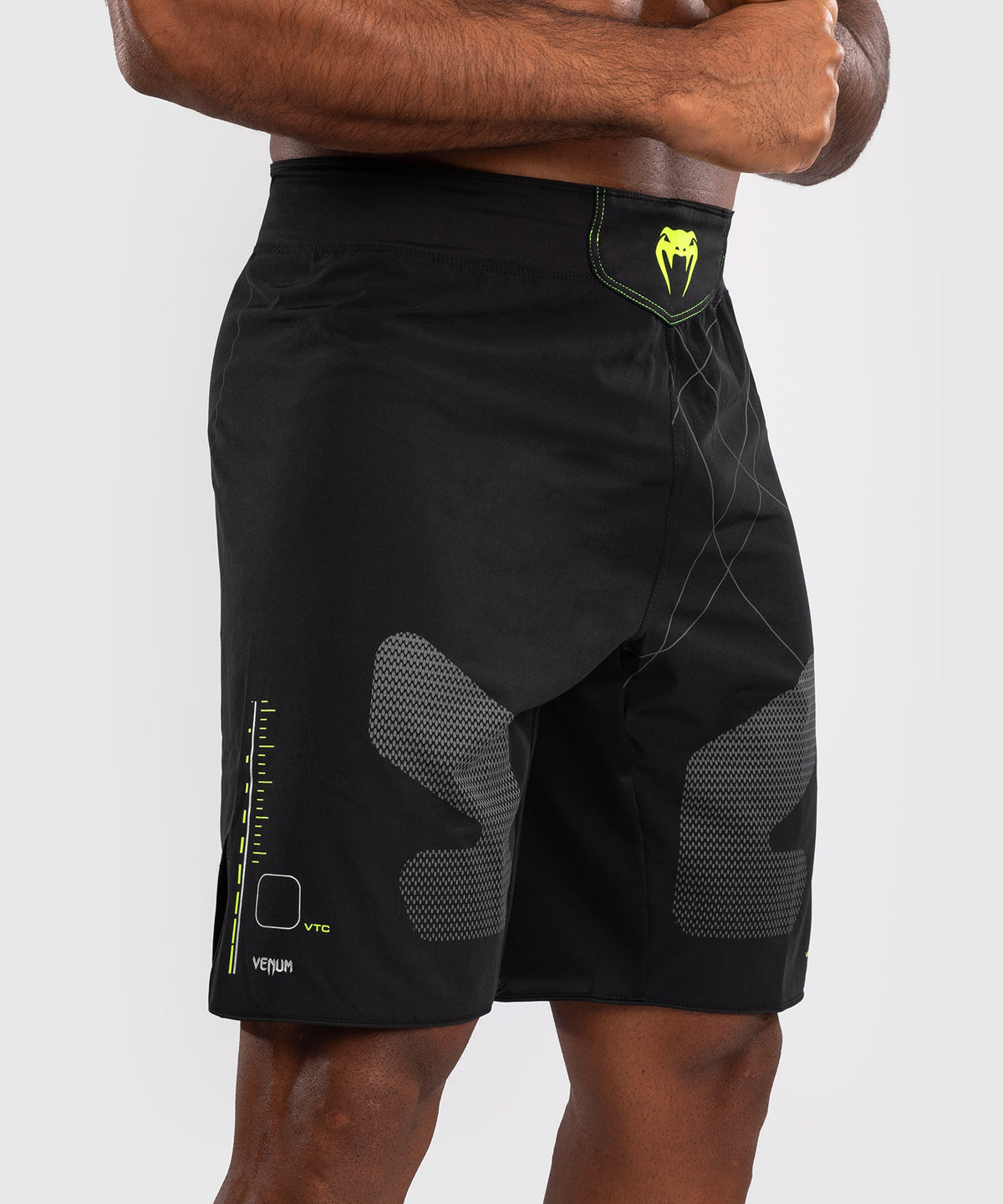 Venum Training Camp 4.0 Pantaloncini da combattimento - Nero/Neon Green