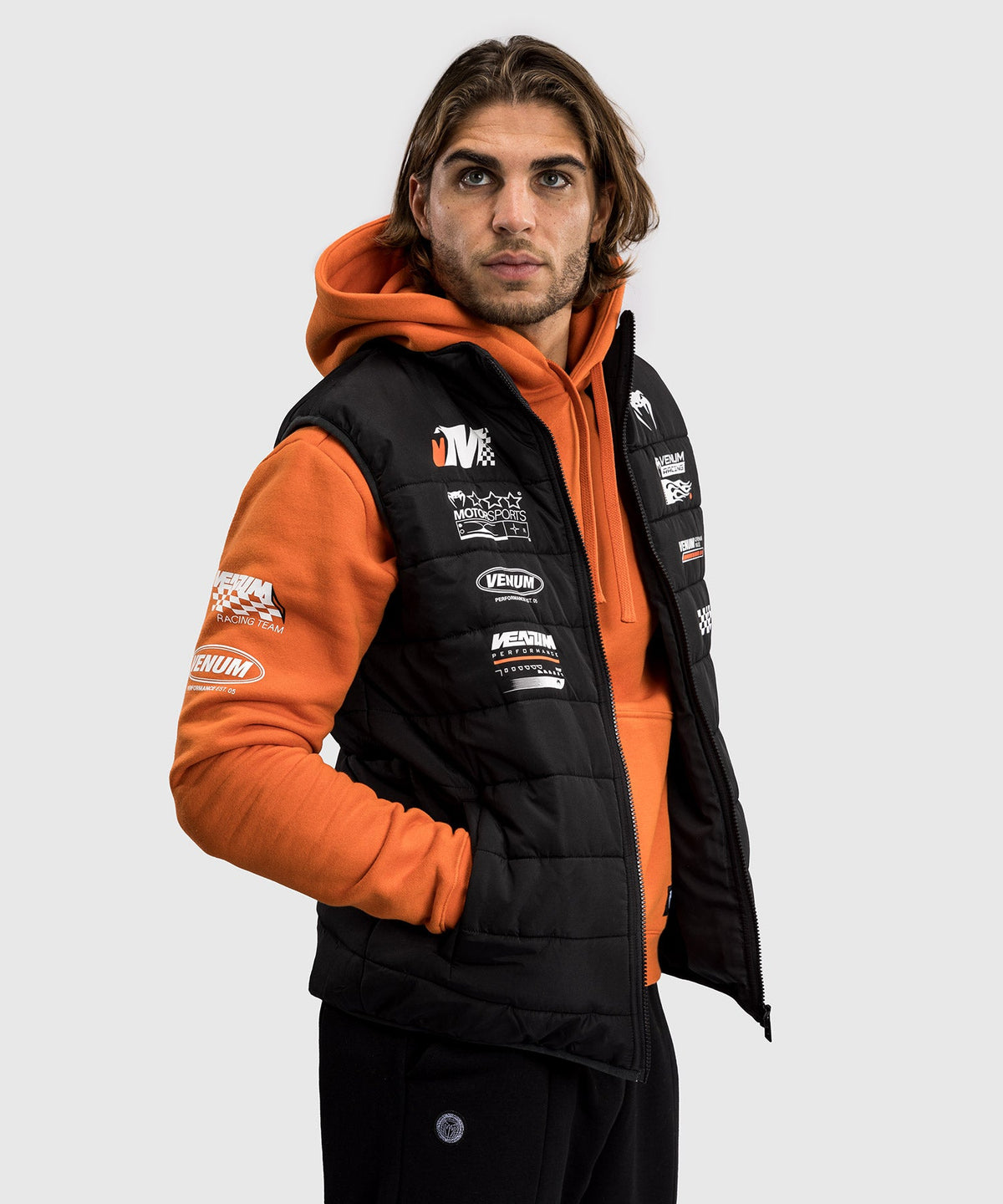 Venum Motorsports Chaqueta Acolchada - Negro Profundo