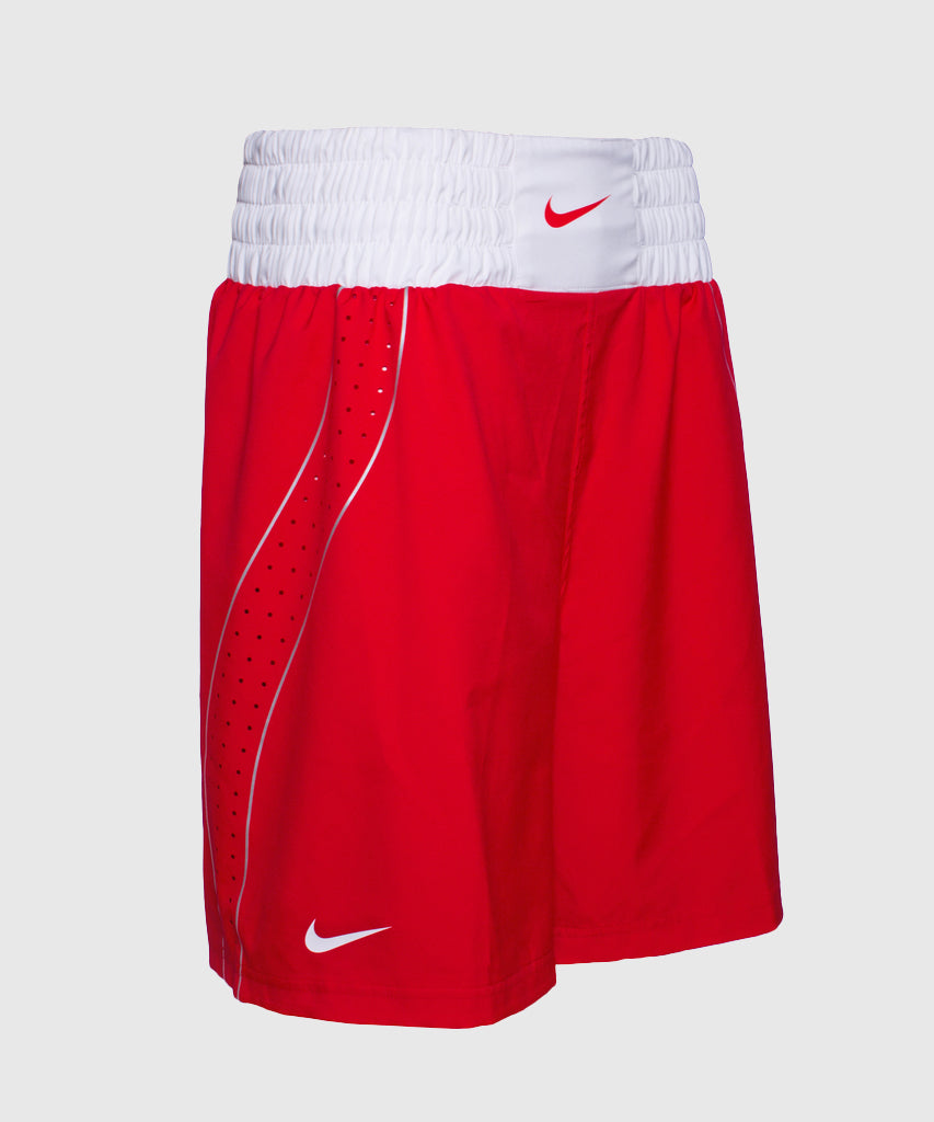 Nike Pantalones Cortos de Boxeo - Rojo/Blanco