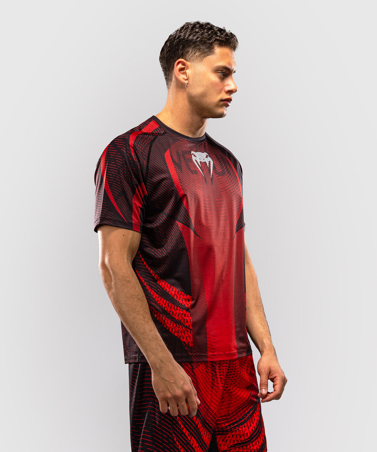 Venum Galactic 3.0 Dry-Tech T-Shirt - Rot/Silber