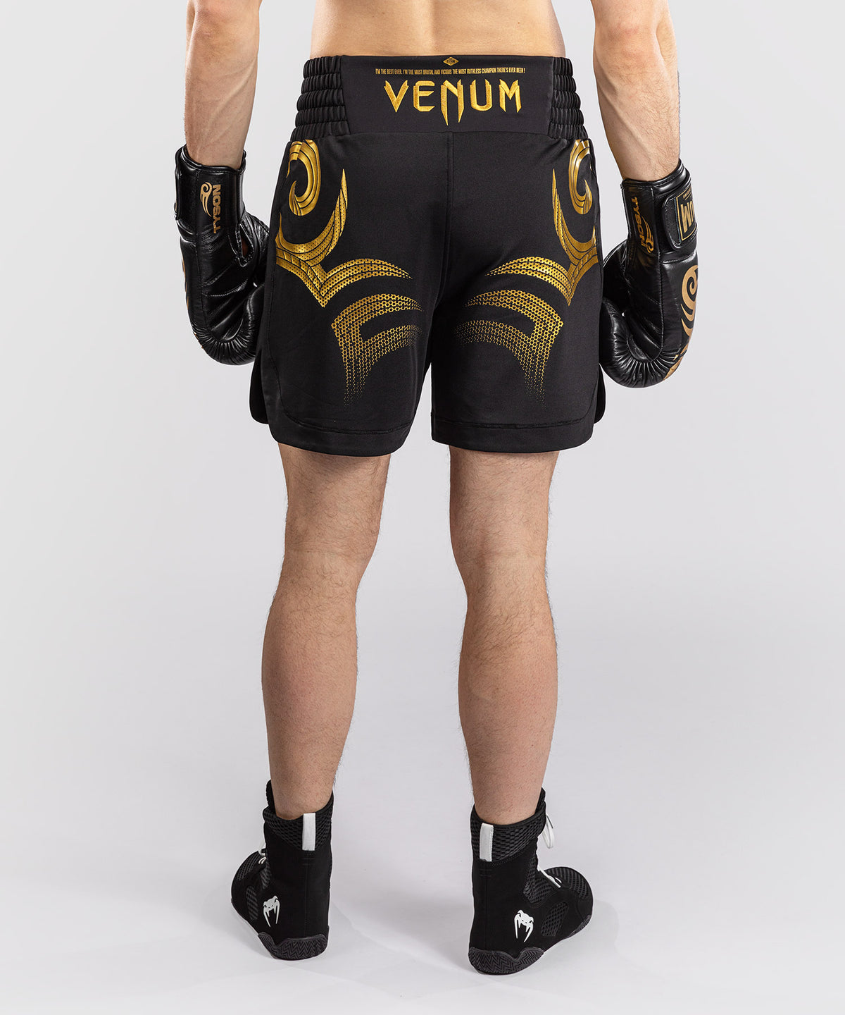 Venum x Mike Tyson Tiger Pantaloncini da Boxe - Nero/Oro
