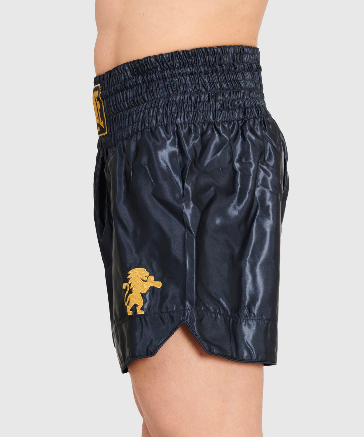 Leone Basic Pantaloncini da Muay Thai - Blu
