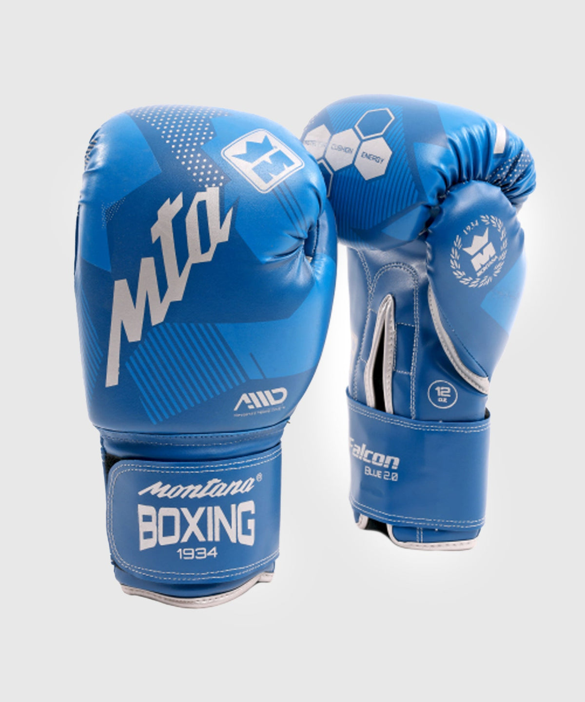 Montana Falcon Guantes de Iniciación MultiBoxeo Infantil - Azul
