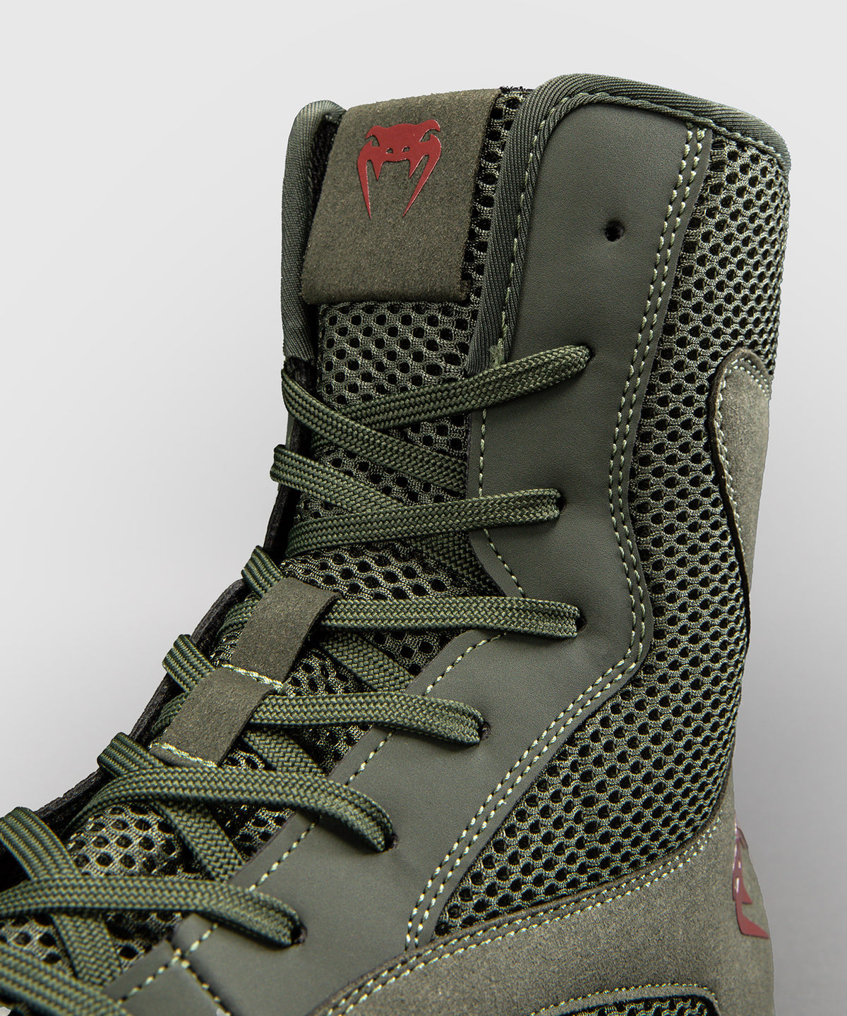 Venum Contender Zapatillas de boxeo - Caqui/Rojo