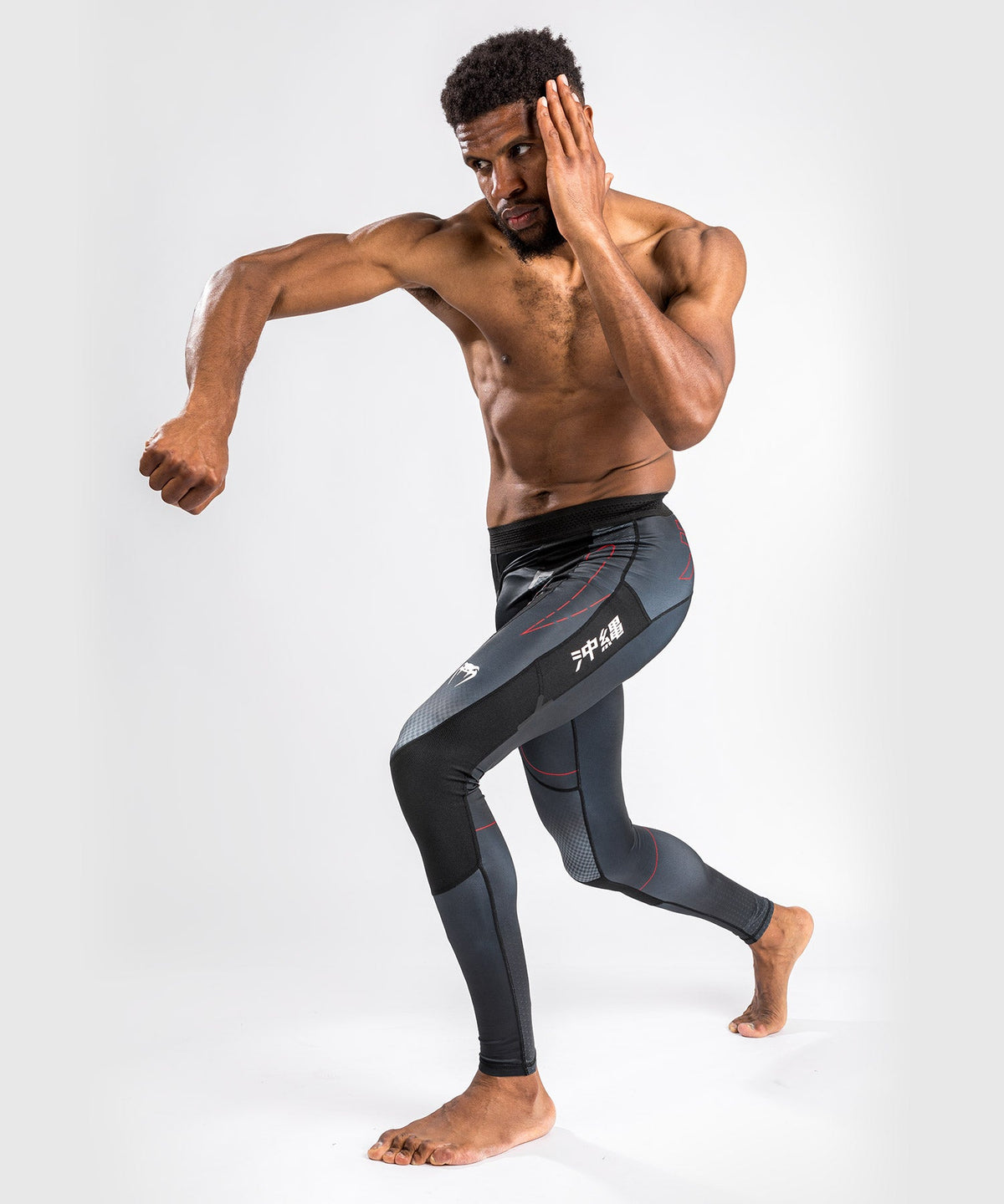 Pantalon De Compression Venum Okinawa 3.0 - Noir/Rouge