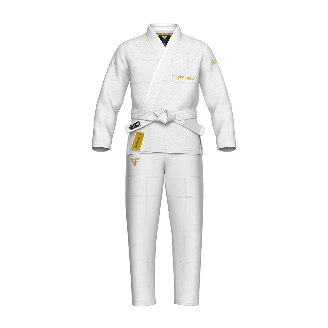 Ground Force Acta Non Verba BJJ Gi - White