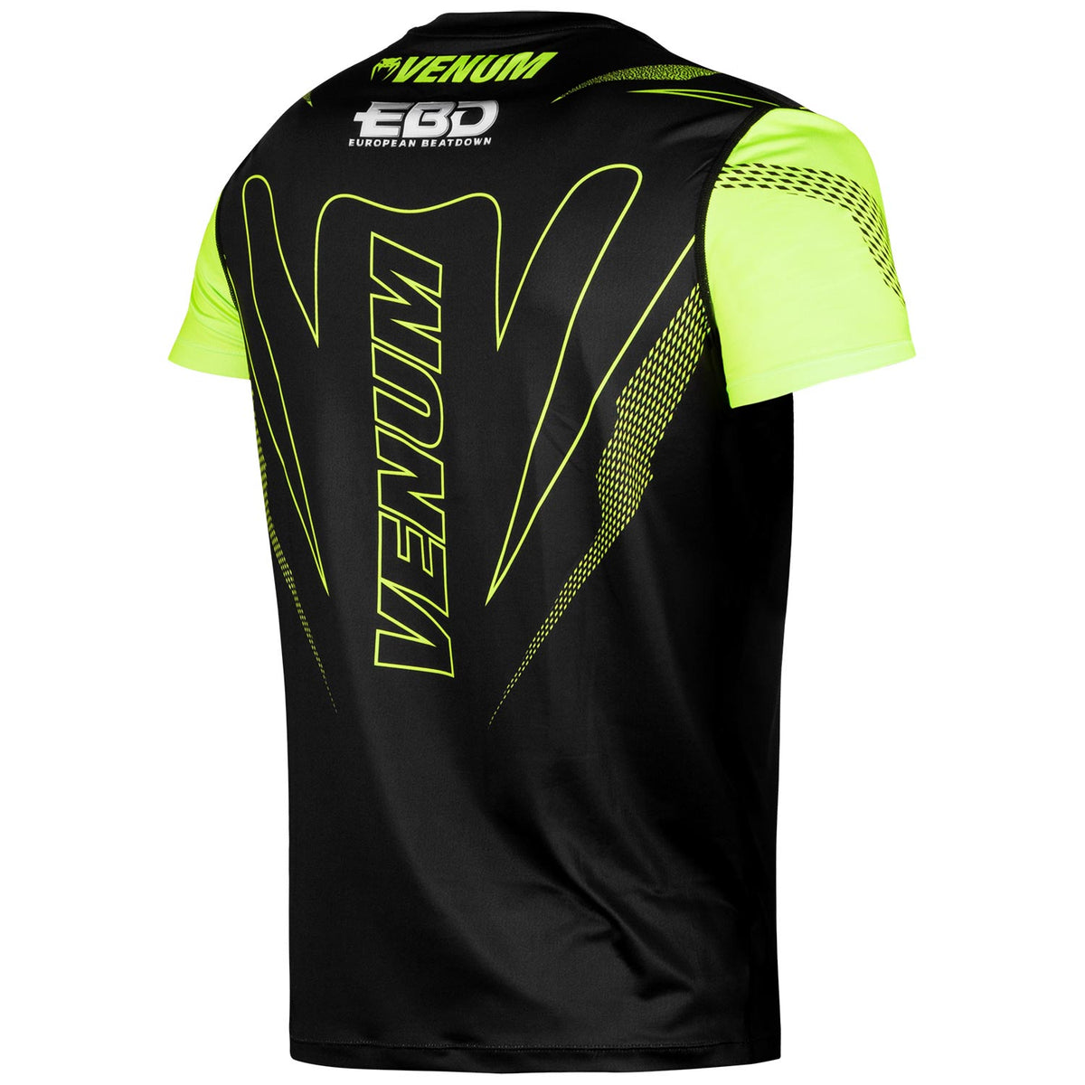 T-shirt Dry Tech Venum European Beatdown - Noir/Jaune Fluo