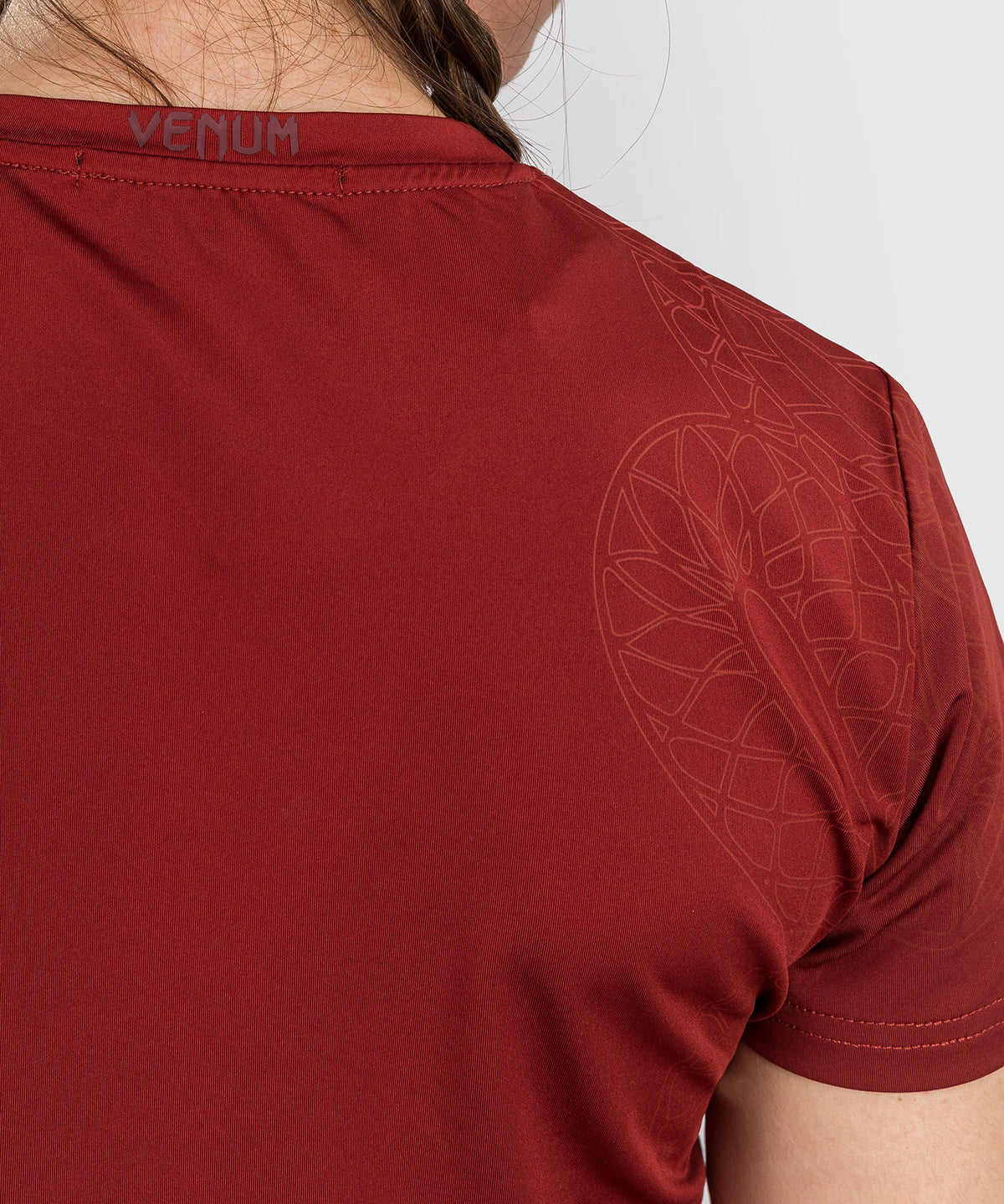 Venum Serpenti Women’s Dry-Tech T-Shirt - Burgundy/Ivory