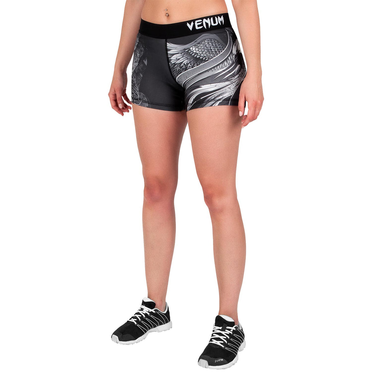 Pantaloncini a compressione Venum Phoenix - Neri/Bianchi - Donna