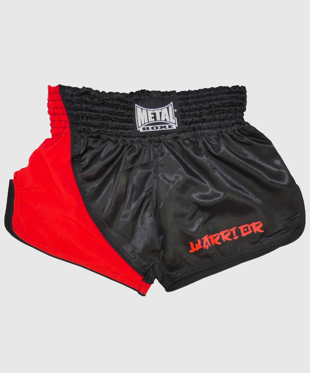 Short de MMA Metal Boxe Kick Metal Warrior - Noir/Rouge