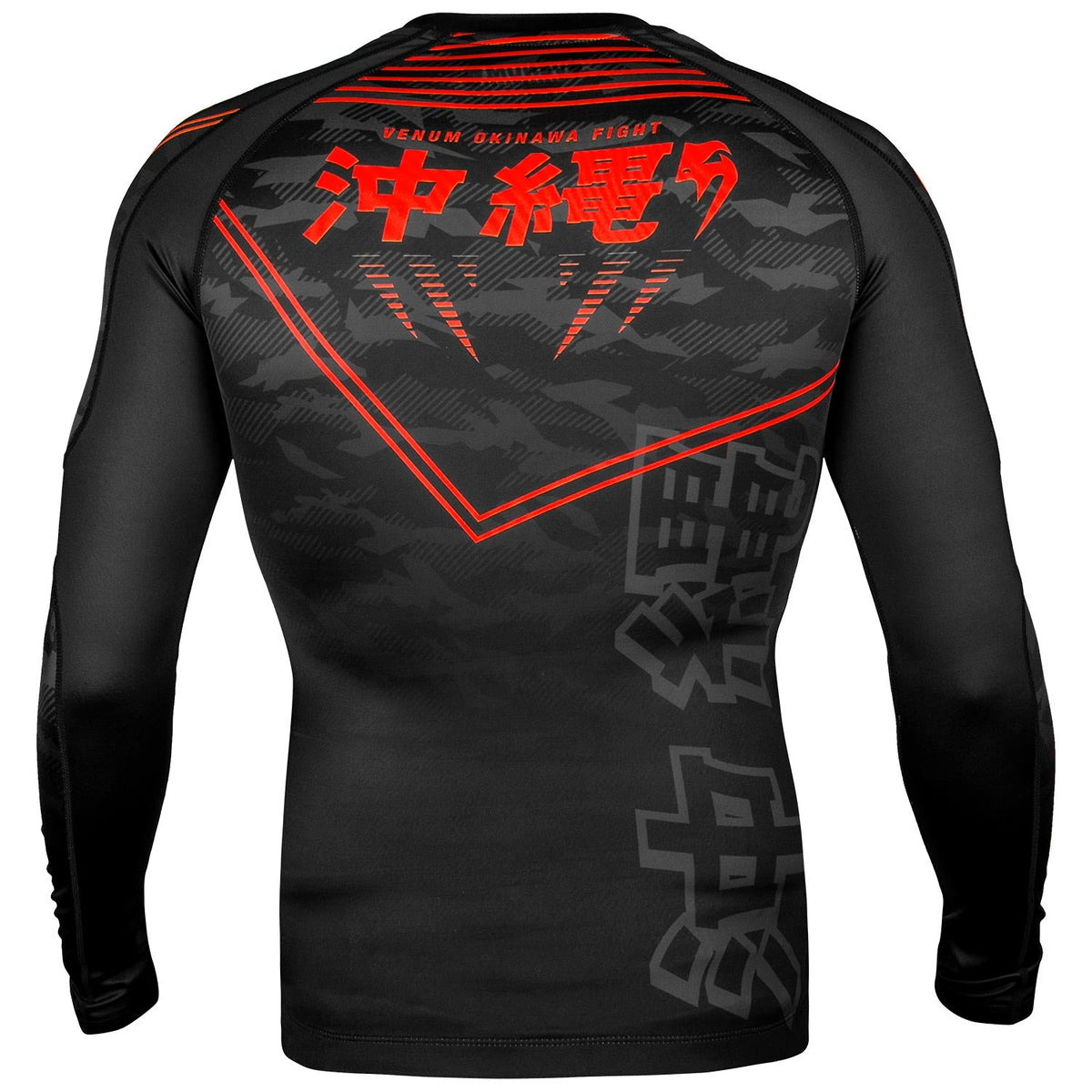 Rashguard Venum Okinawa 2.0 - Manches Longues - Noir/Rouge