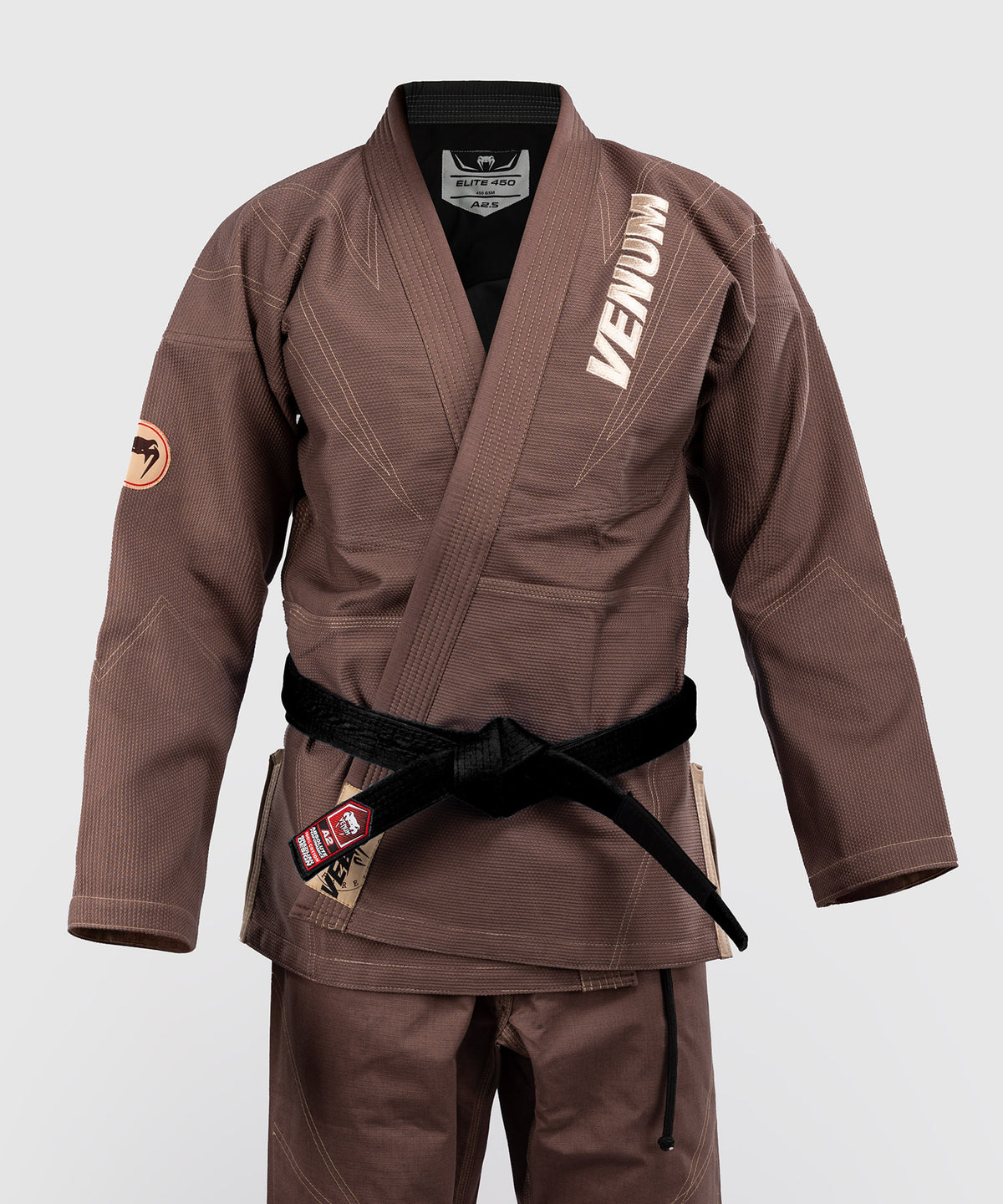 Venum Elite 5.0 - 450 - Brazilian Jiu Jitsu Gi - Chocolate Brown