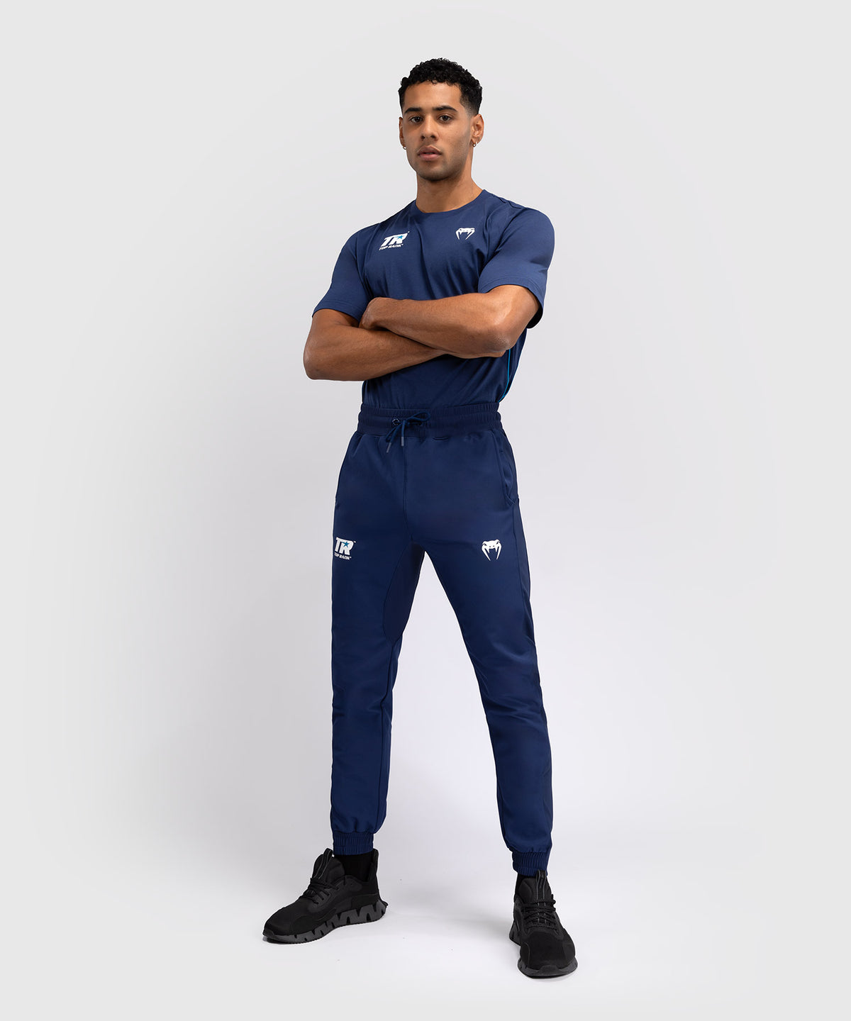 Venum x Top Rank Original Pantalones de Rendimiento para Hombre - Azul Marino