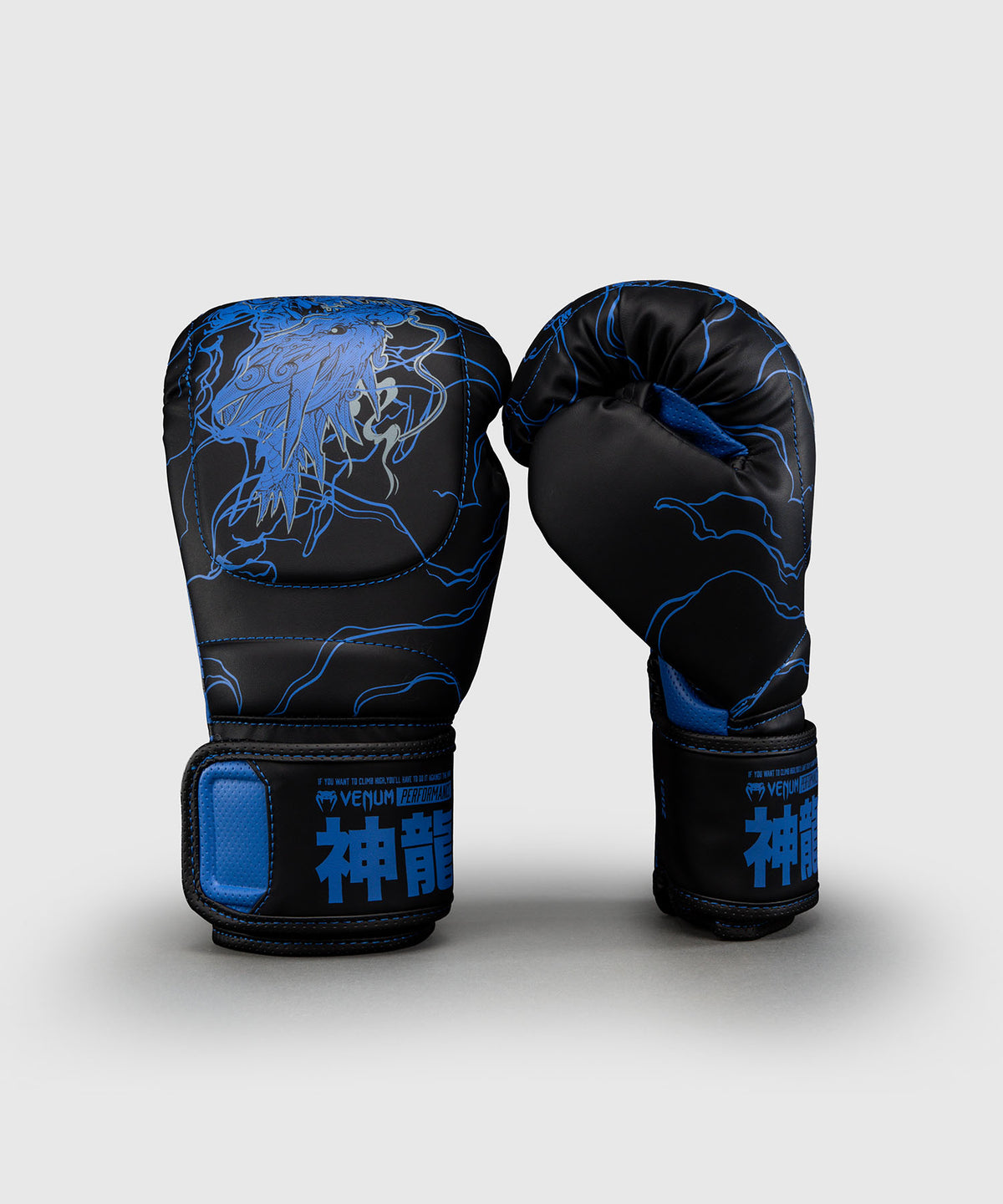 Venum Thunder Dragon Impact Evo Guantoni da boxe – Nero/Blu Reale