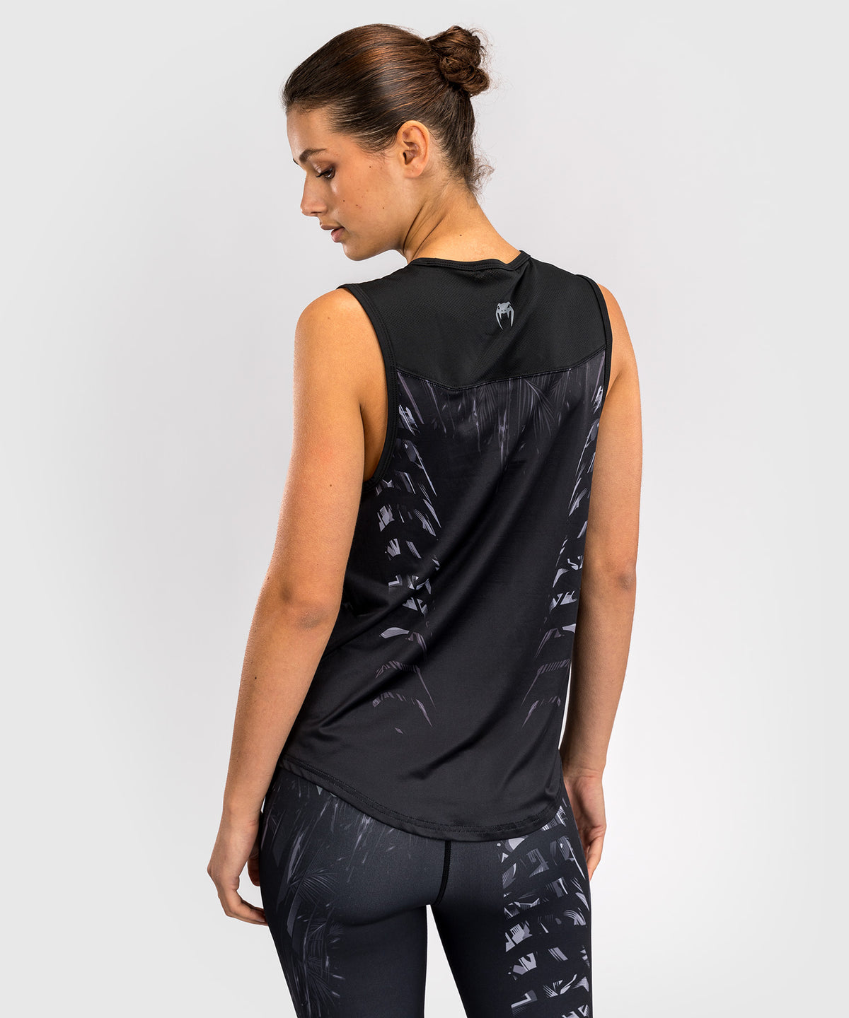 Venum Tiger Top sin Mangas para Mujer - Negro/Plata