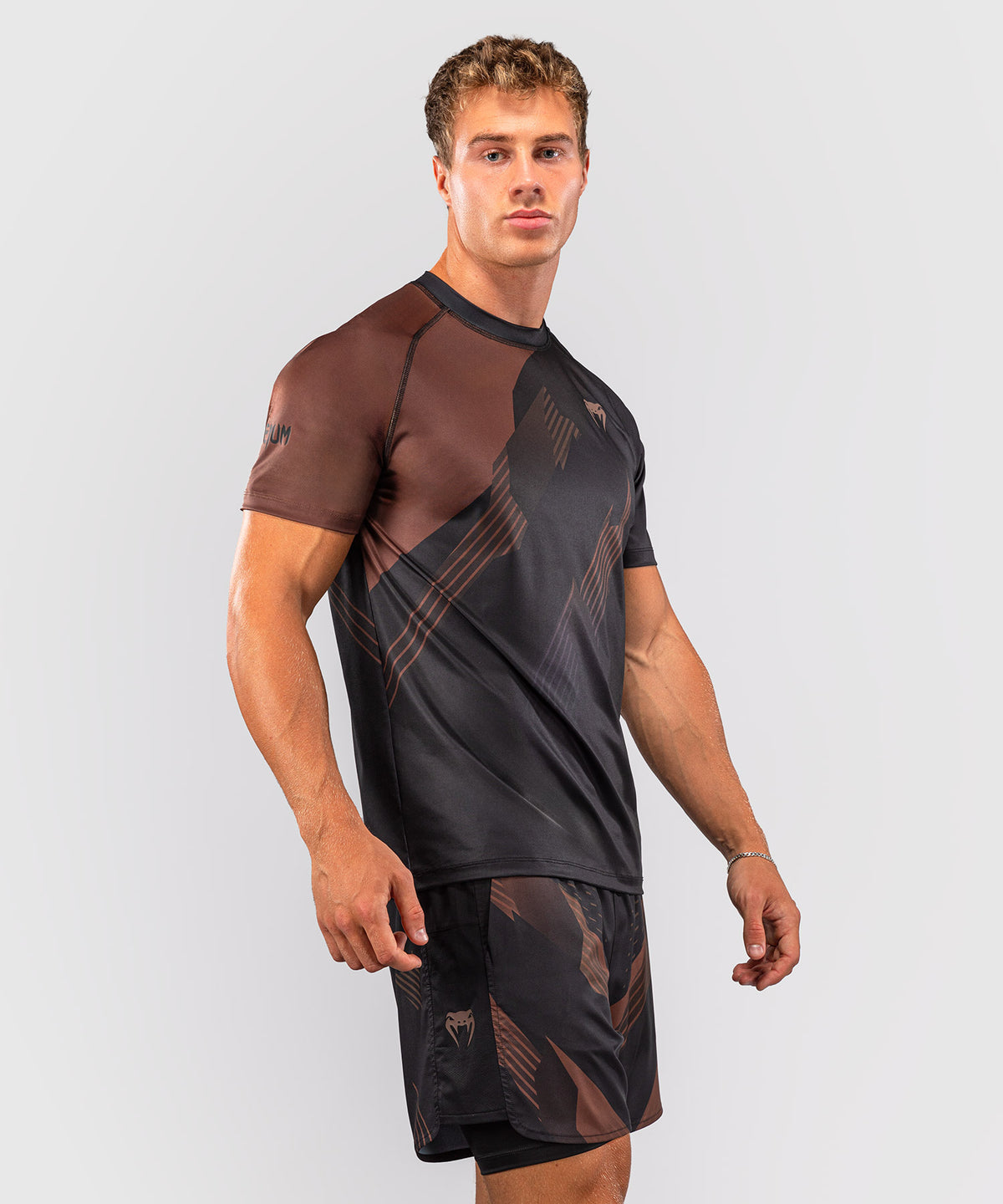 Venum No-Gi 6.0 Dry-Tech T-Shirt Schwarz/Braun