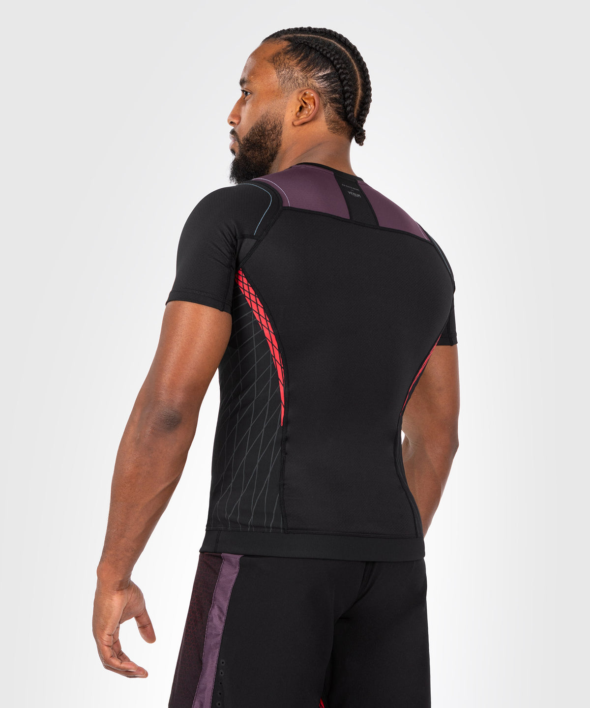 Rashguard à manches courtes pour hommes Venum x Dodge Banshee - Noir