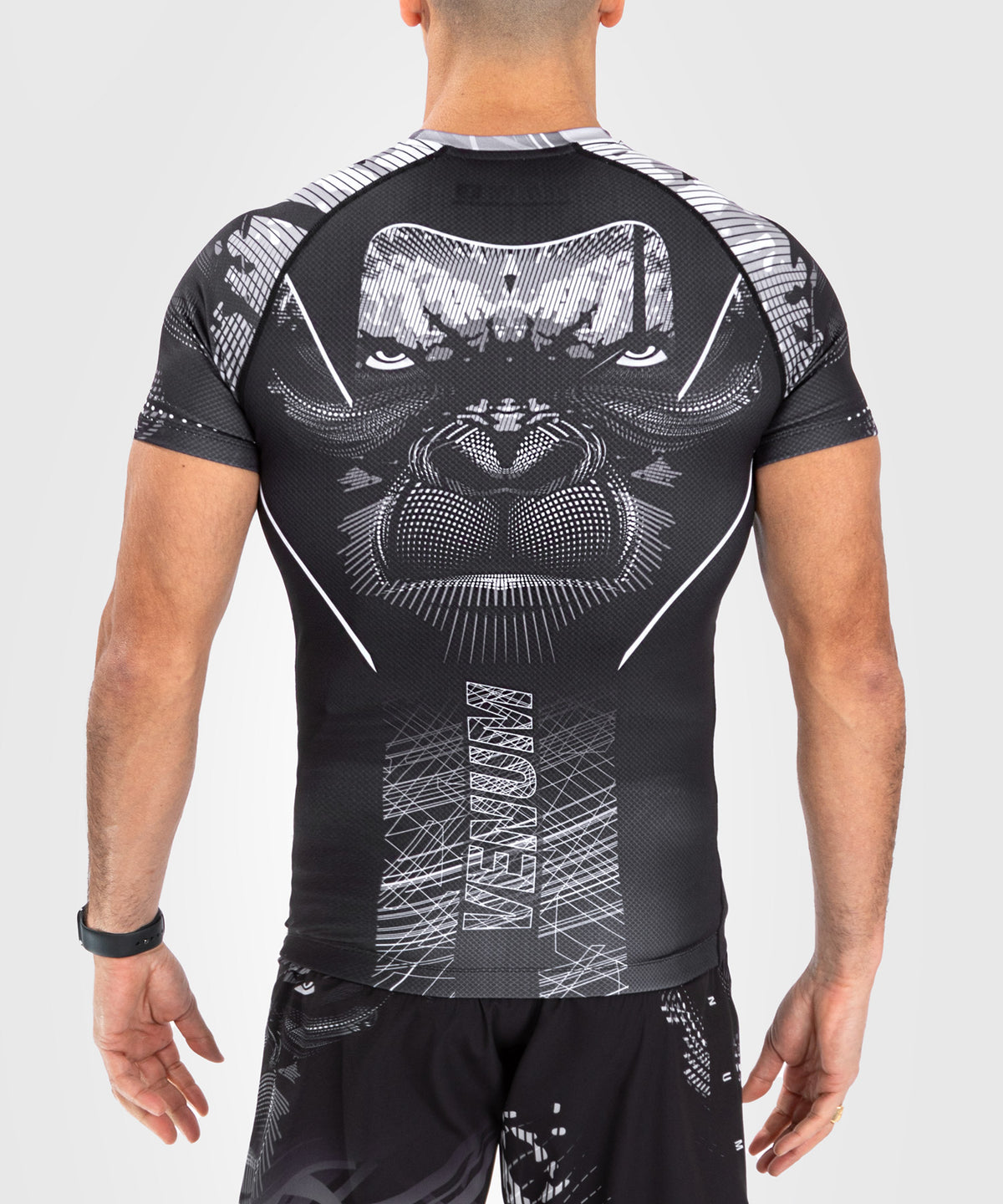 Venum Gorilla Jungle Lycras Manga Corta - Negro/Blanco