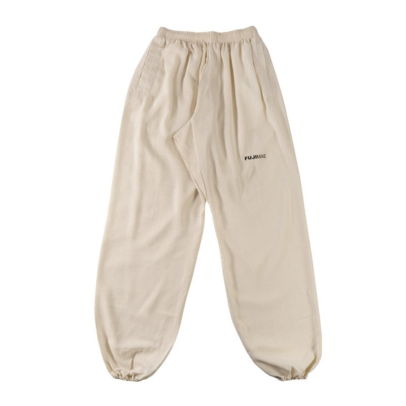 FUJIMAE Lin Pantaloni Kung Fu – Beige