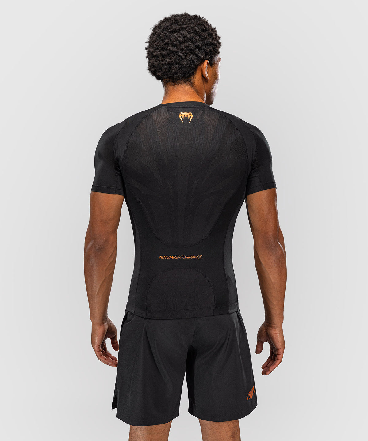 Venum G-Fit Revolution Short Sleeve Rashguard - Black/Copper
