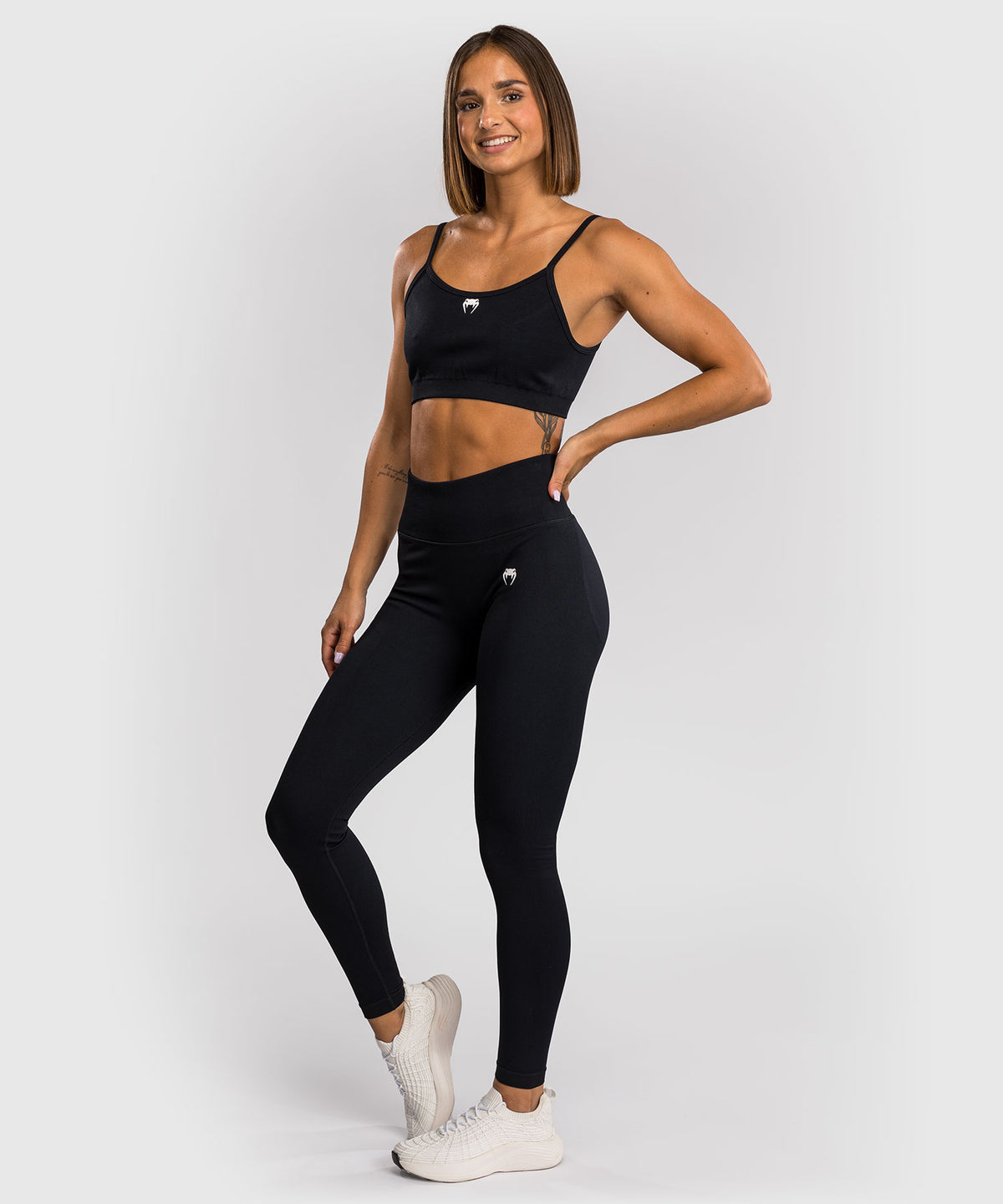 Venum Sculpt Leggings Mujer – Negro/Blanco