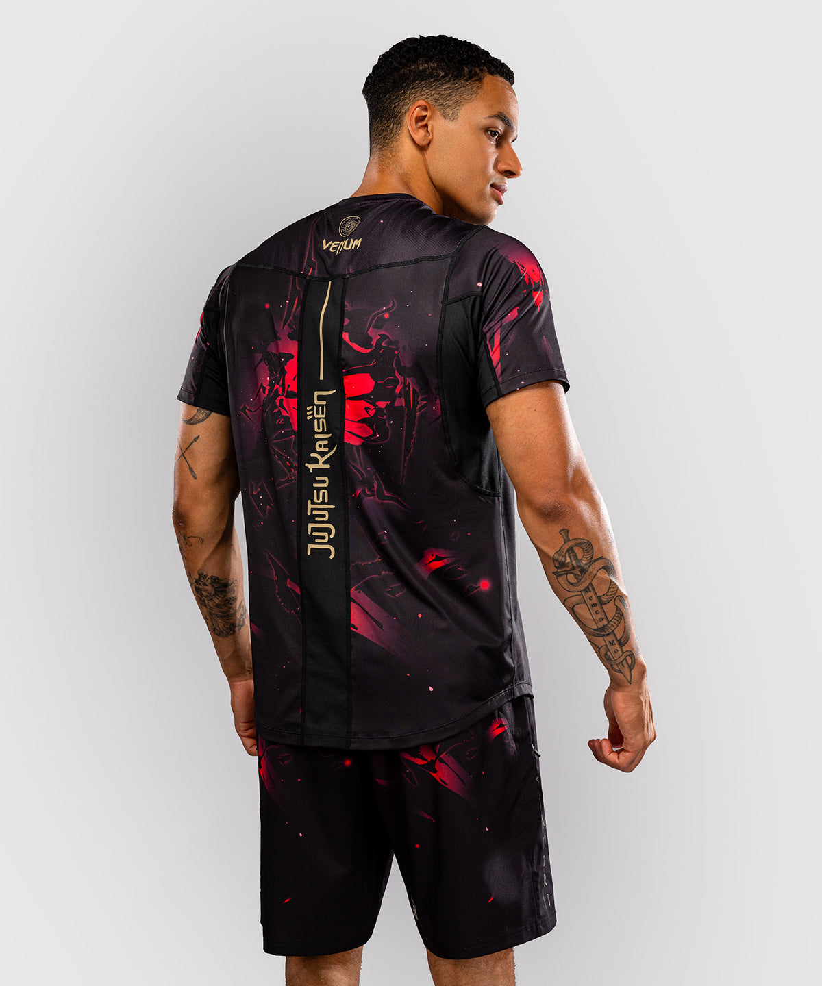 T-shirt Dry Tech Itadori Jujutsu Kaisen x Venum – Noir/Rouge