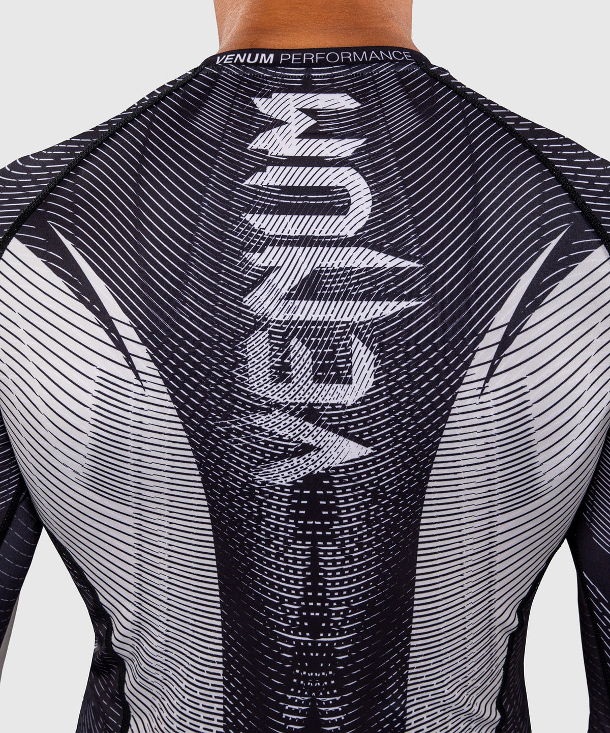 Venum Galactic 3.0 Rashguard Manga Larga - Blanco Hueso/Negro