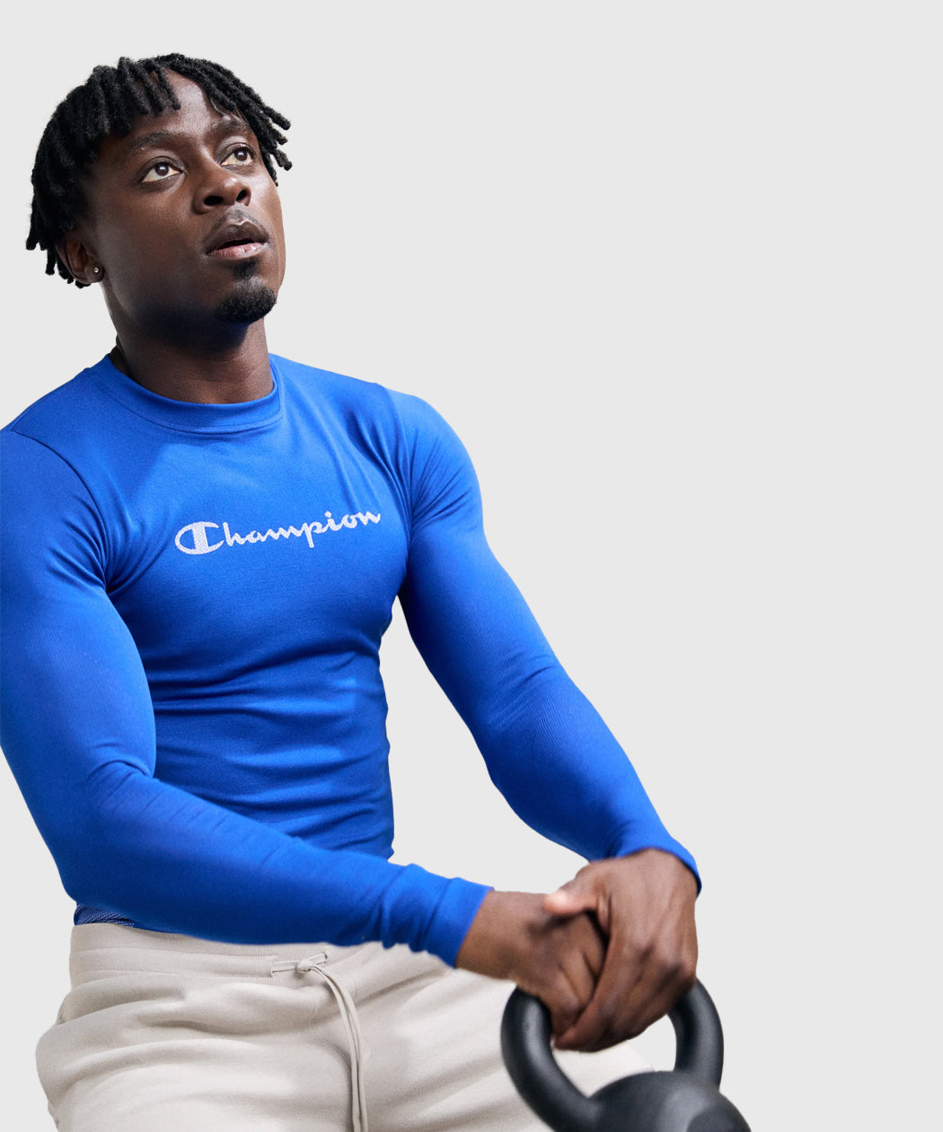 Champion Seamless Camiseta de Compresión - Azul