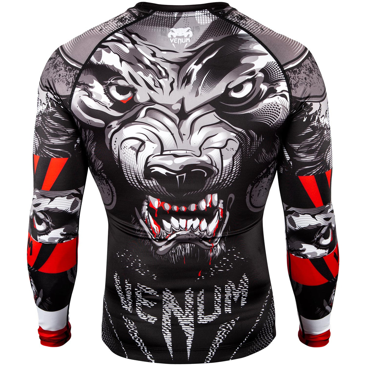 Rashguard Venum Werewolf - Long Sleeve - Black/Grey