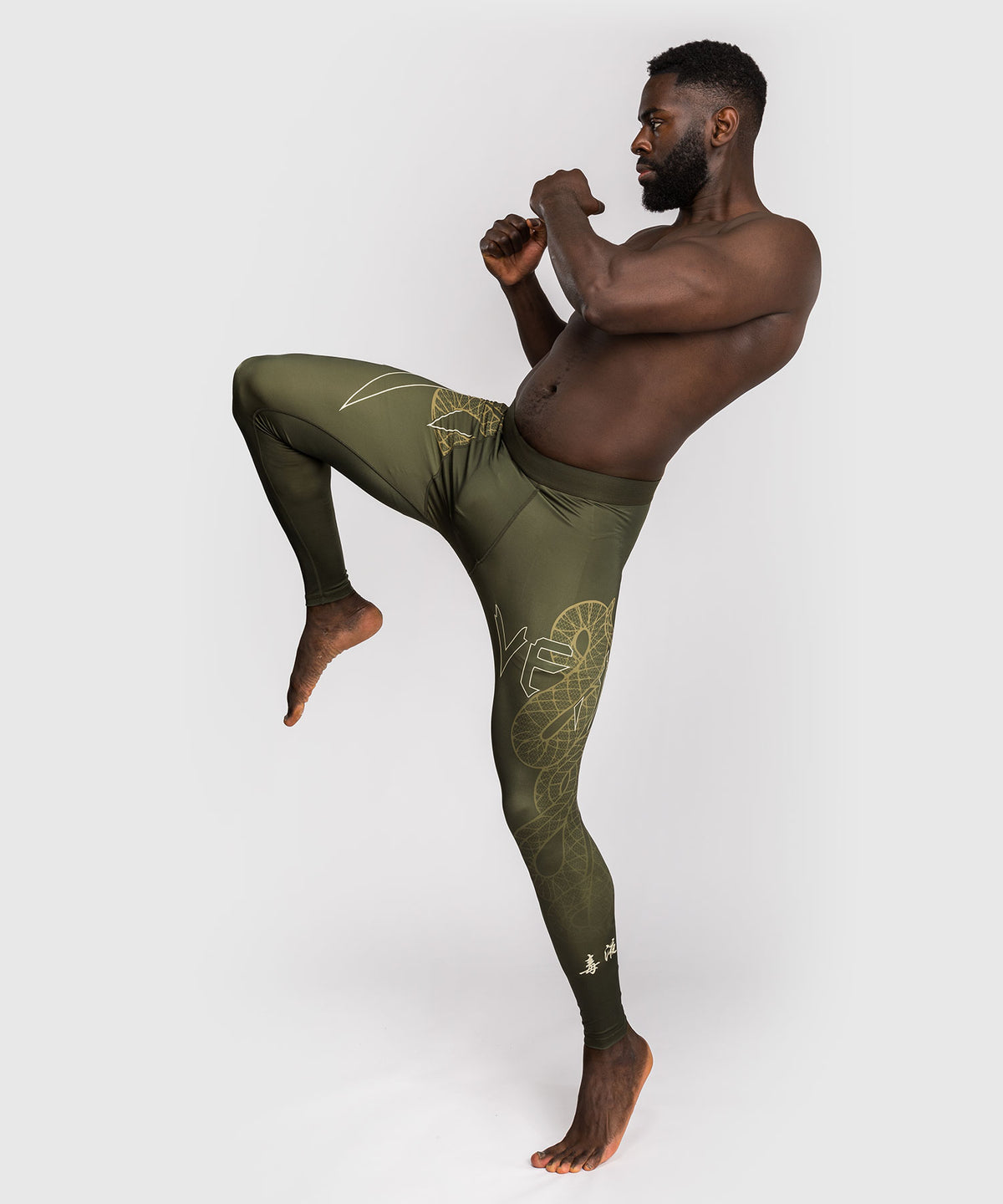 Venum Serpenti Spats – Khaki/Bronze/Ivory