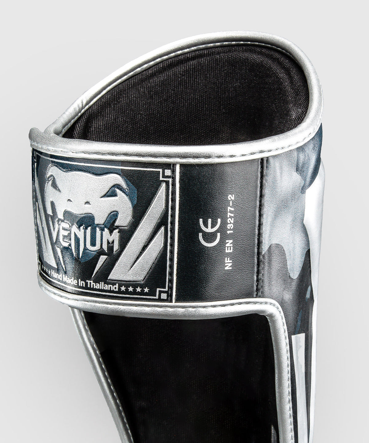 Venum Elite Camo Shin Guards - Dark Navy/Blue