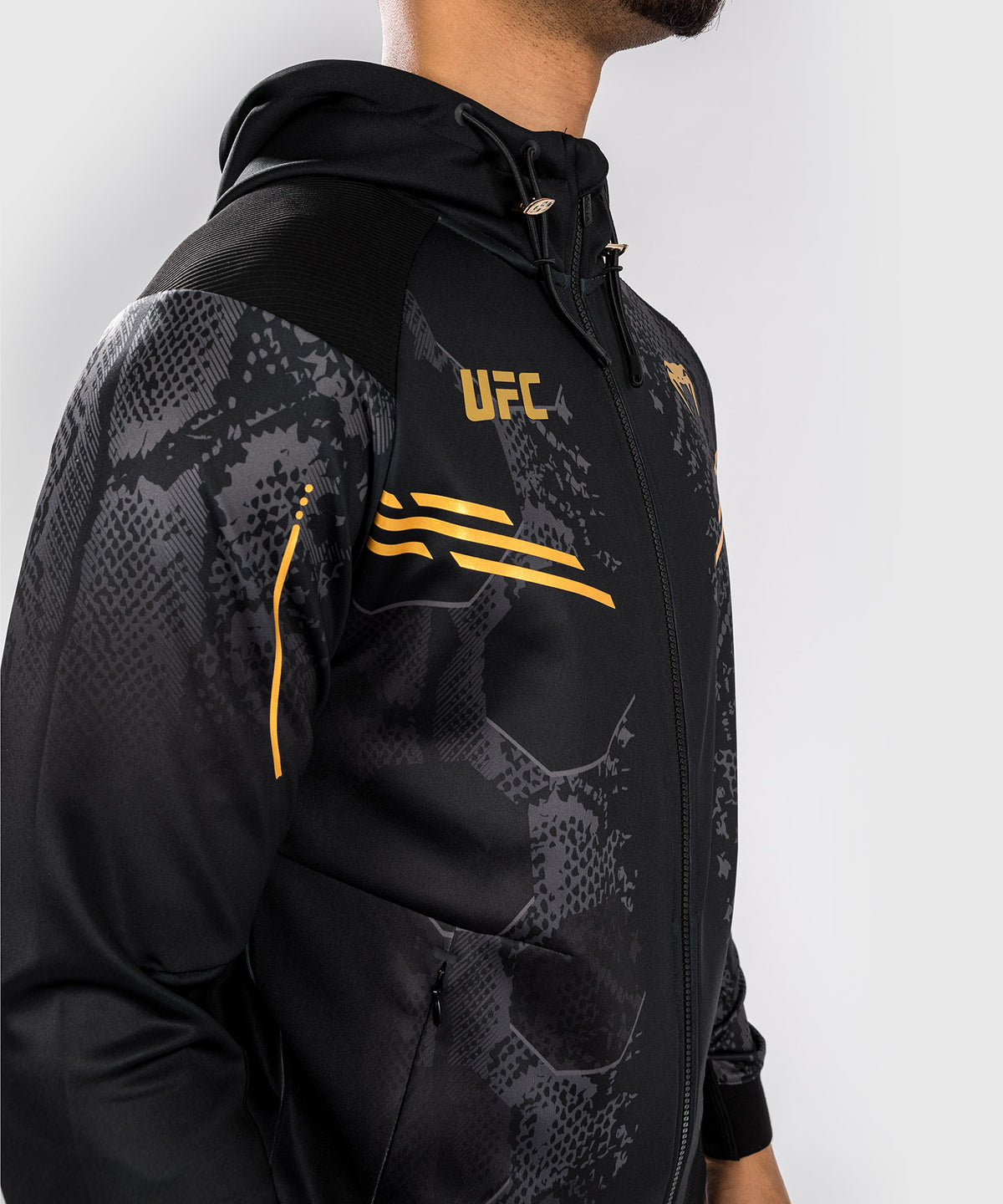 Veste à capuche Walkout pour Hommes UFC Adrenaline by Venum Authentic Fight Night - Champion