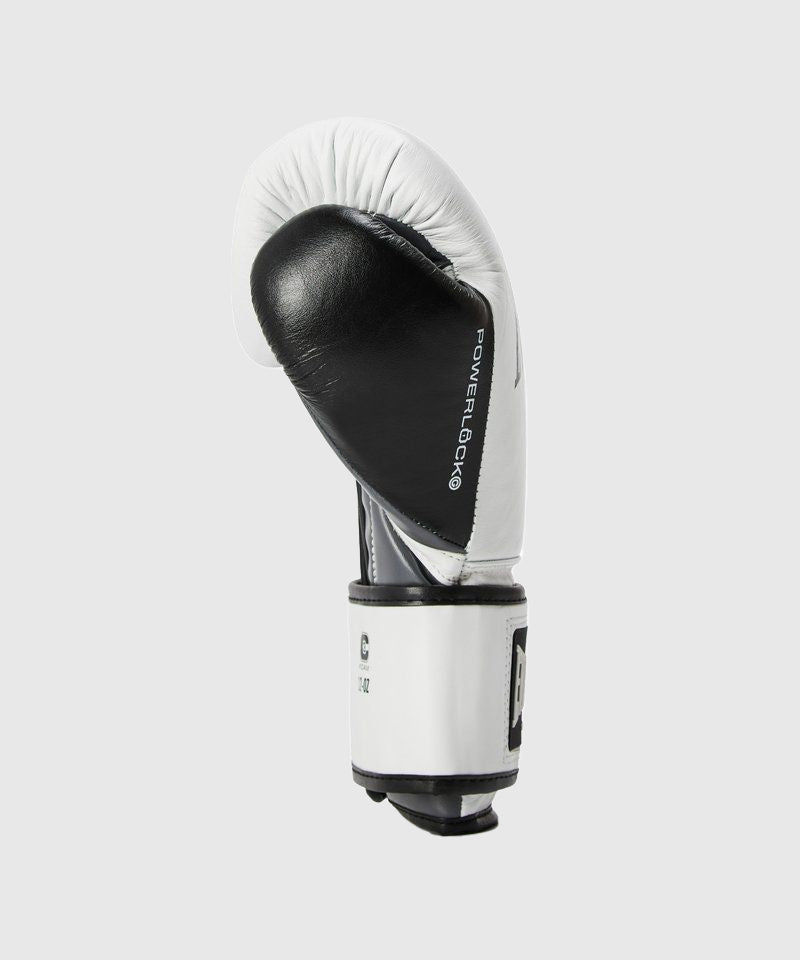 Gants de boxe Everlast Powerlock OG Advanced Training - Blanc/Noir