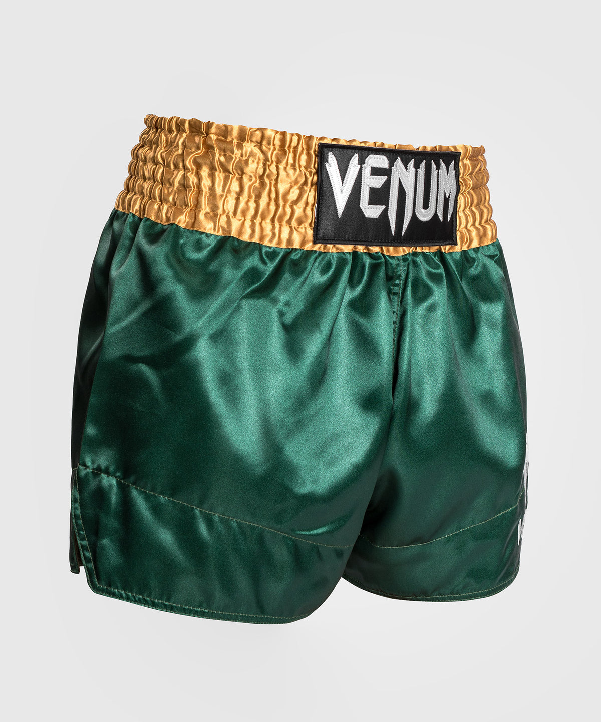 Venum Classic - Muay Thai Short - Verde/Dorado/Blanco
