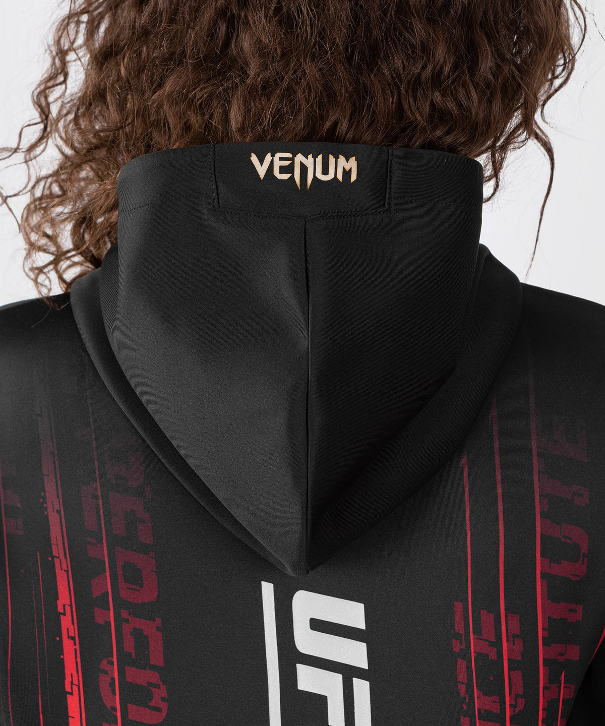 UFC Venum Performance Institute 2.0 Zip Hoodie für Frauen - Schwarz/Rot