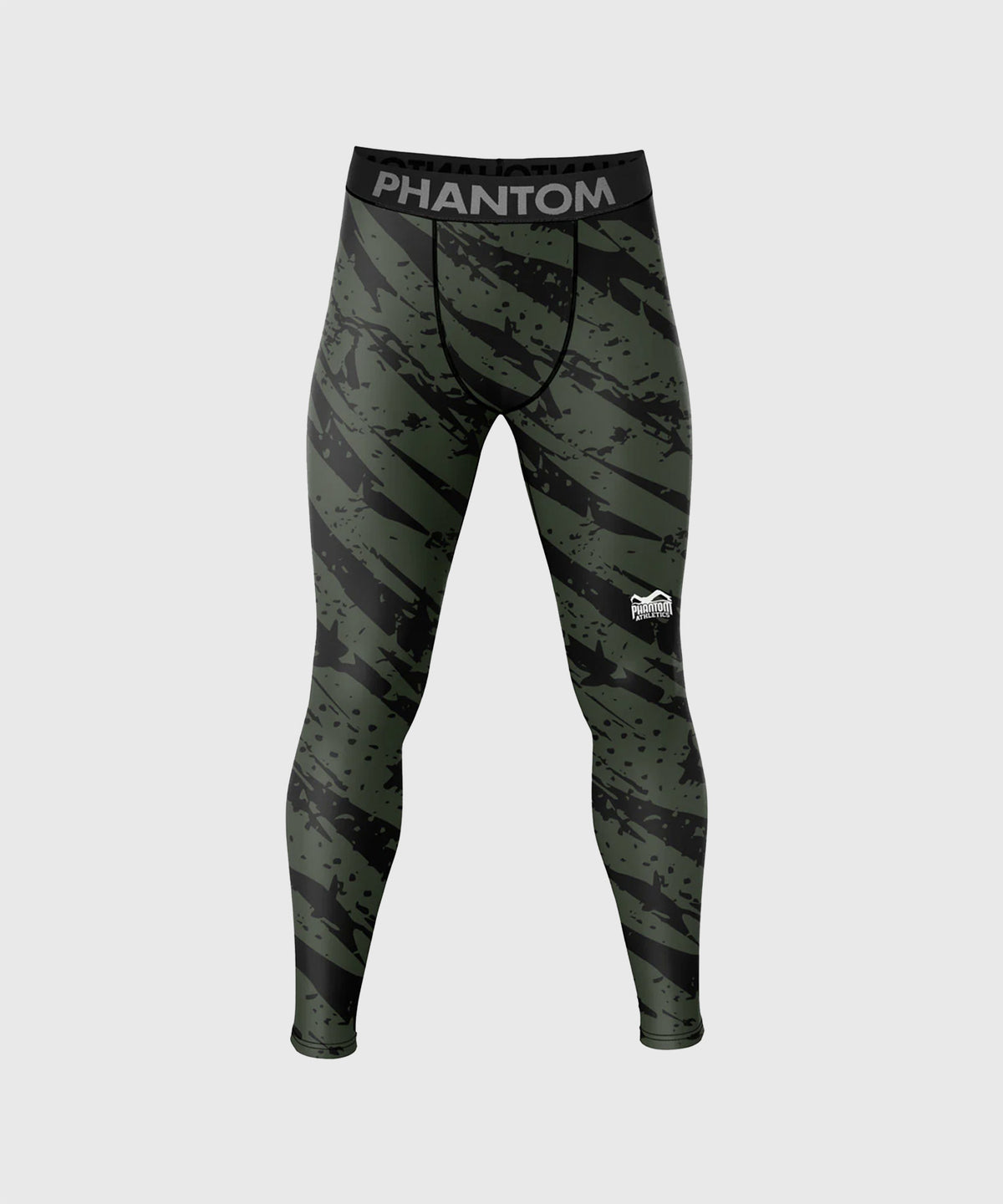 Phantom Athletics Camo Tiger Kompressionshose - Grün