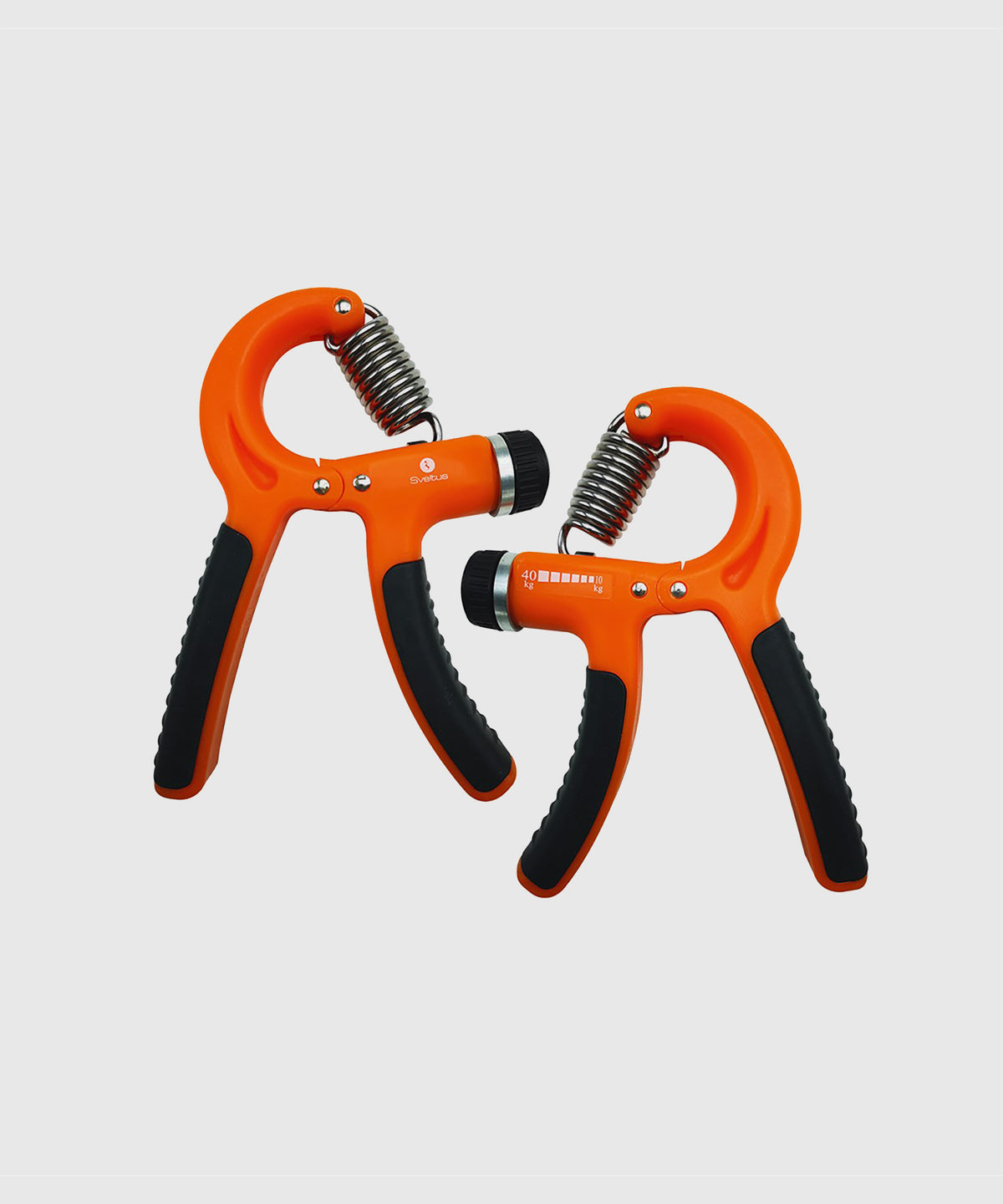 Sveltus Ejercitadores de Agarre Ajustables Lote de 2 - Naranja/Negro
