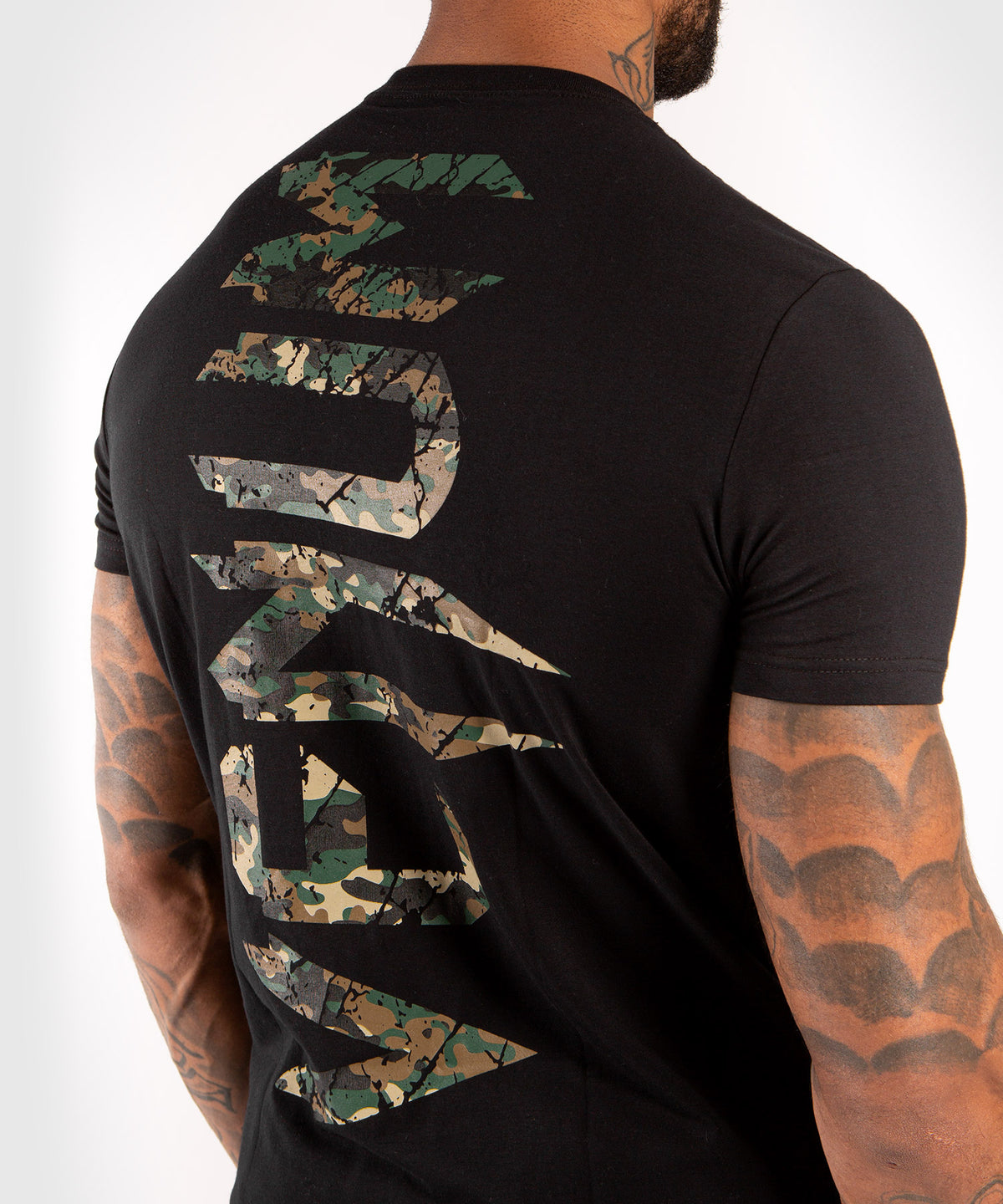 Venum Original Giant Maglietta - Nero / Camo Foresta