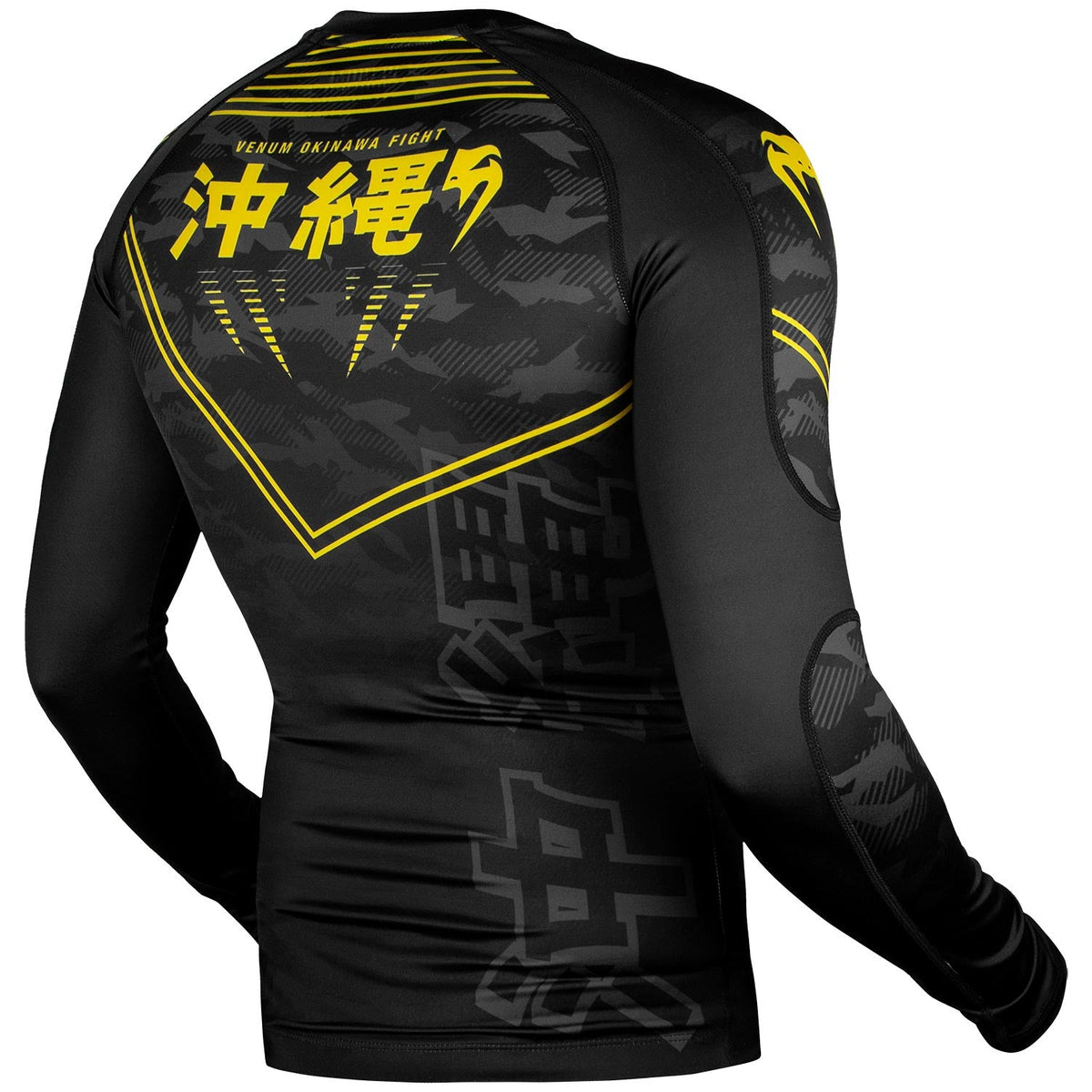Rashguard Venum Okinawa 2.0 - Manches longues - Noir/Jaune